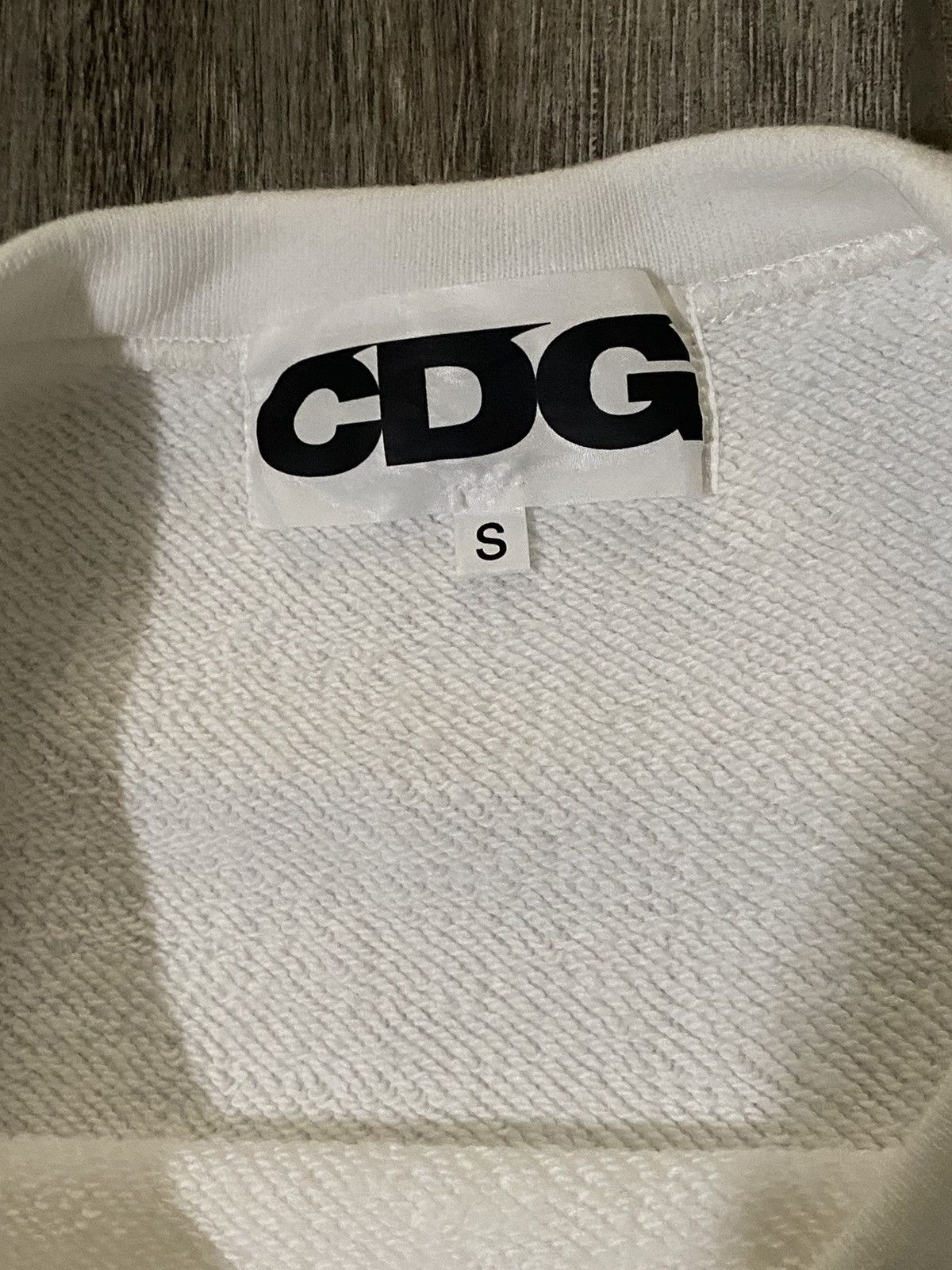 Comme des Garcons Comme Des Garçons White Sweatshirt Size US S / EU 44-46 / 1 - 2 Thumbnail