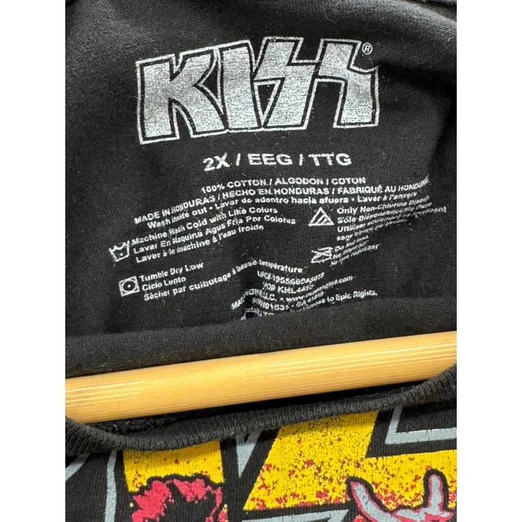 Band Tees × KISS KISS Retro Graphic Band T-Shirt Size US XXL / EU 58 / 5 - 3 Thumbnail