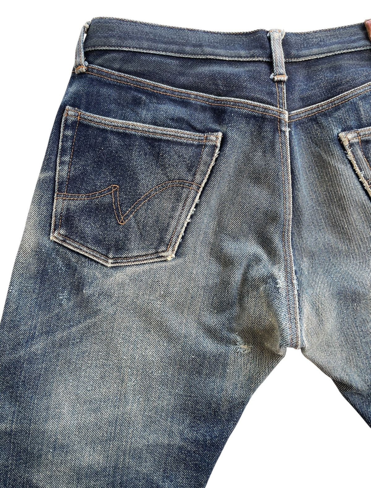 Iron Heart Iron Heart Lot 634 21oz Extra Heavy Denim Distressed Size US 34 / EU 50 - 8 Thumbnail