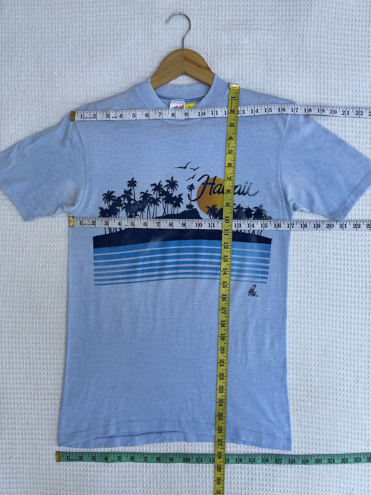 Vintage LastDrop🔥Rare🔥Vintage 70s HAWAII Polytees Sunstrokes T-Shirt Size US M / EU 48-50 / 2 - 12 Thumbnail