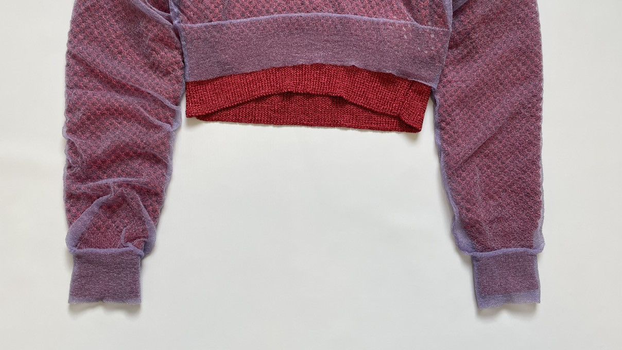 Comme des Garcons Cropped Double Layer Glitter Sweater Size S / US 4 / IT 40 - 17 Thumbnail