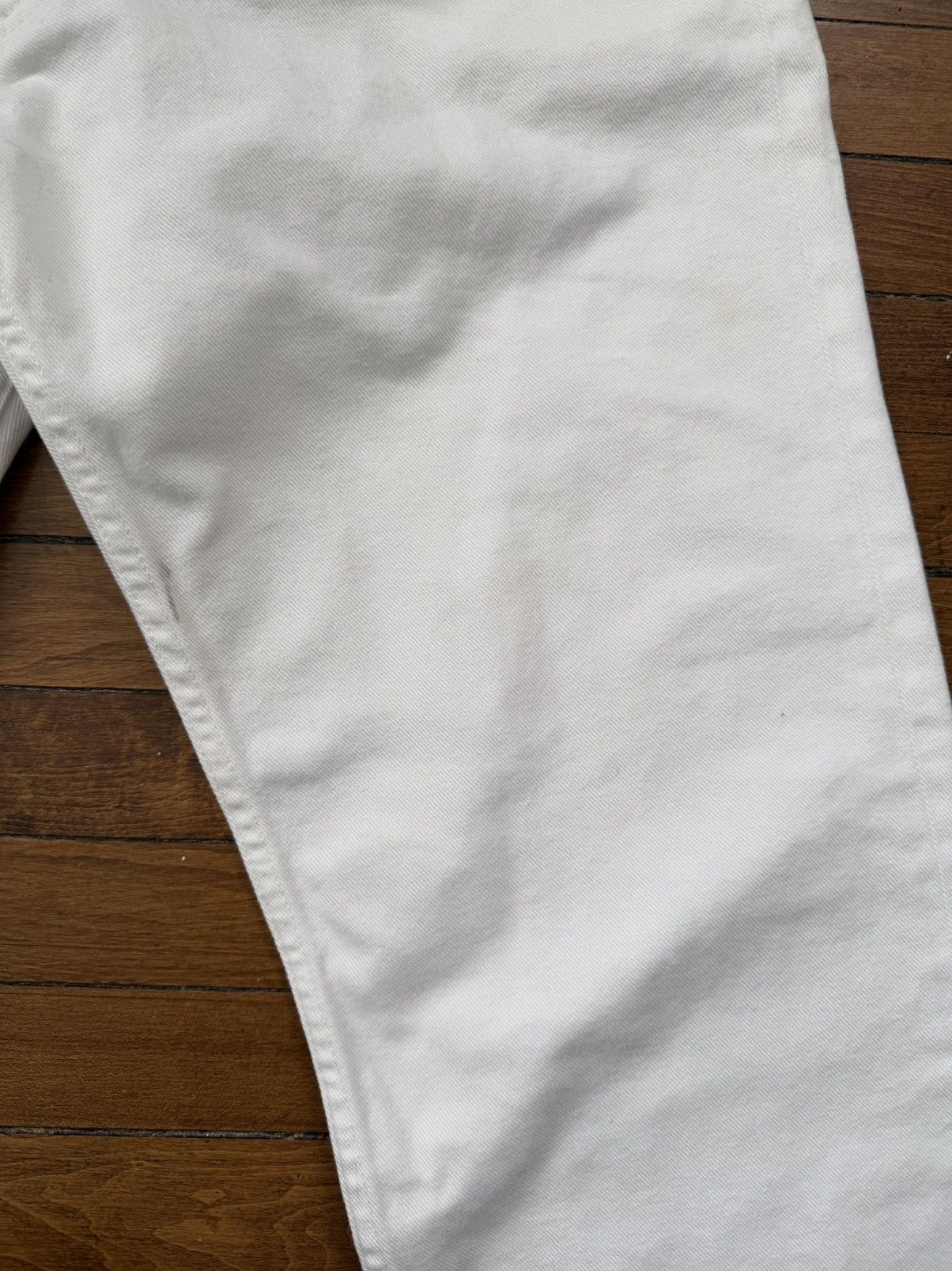 Maison Margiela AW23 Line 10 white denim jeans, size 34, made in Italy Size US 34 / EU 50 - 19 Thumbnail
