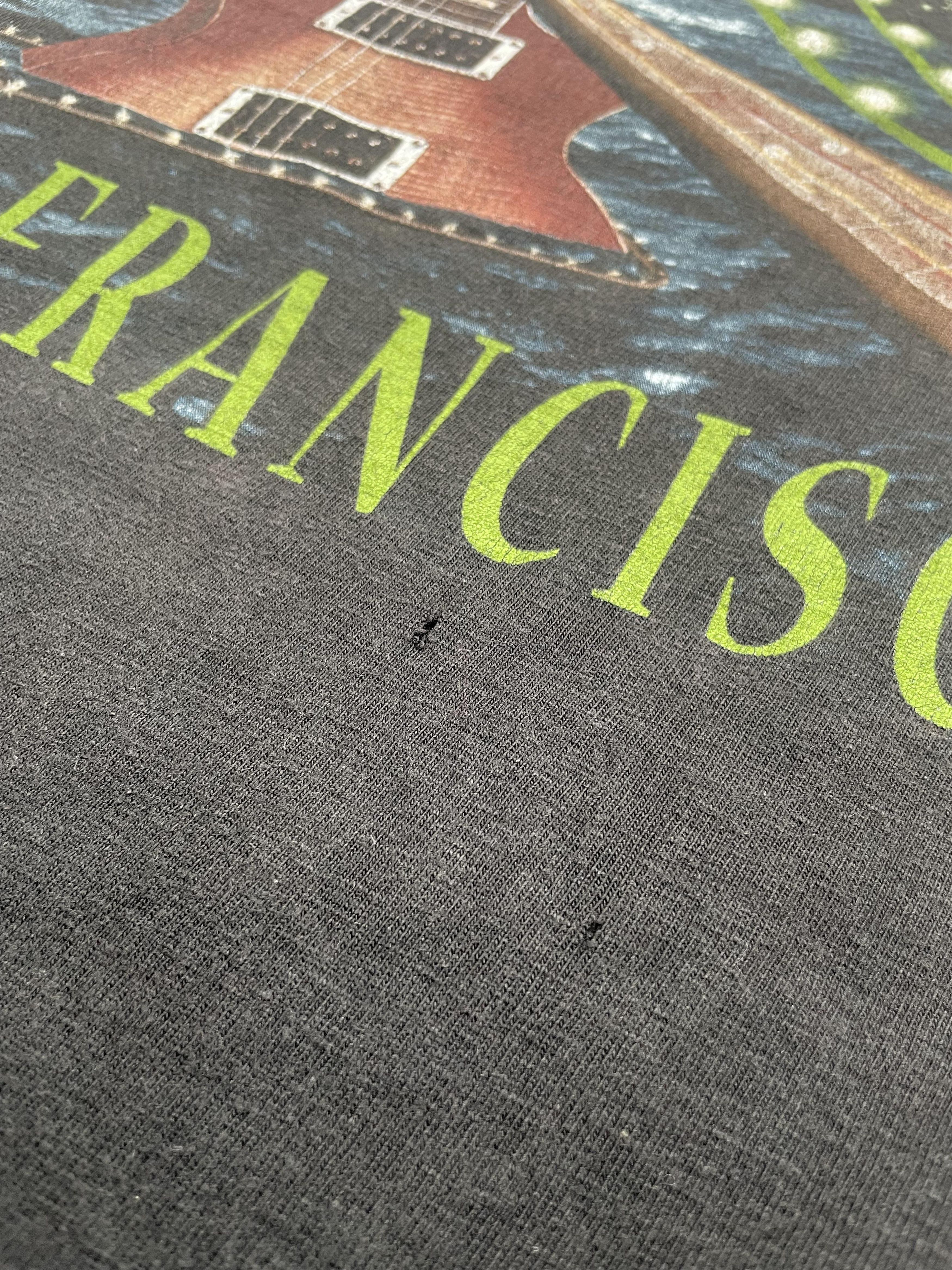 Hard Rock Cafe Vintage Hard Rock Cafe San Francisco Faded Wash Size US XXL / EU 58 / 5 - 9 Thumbnail