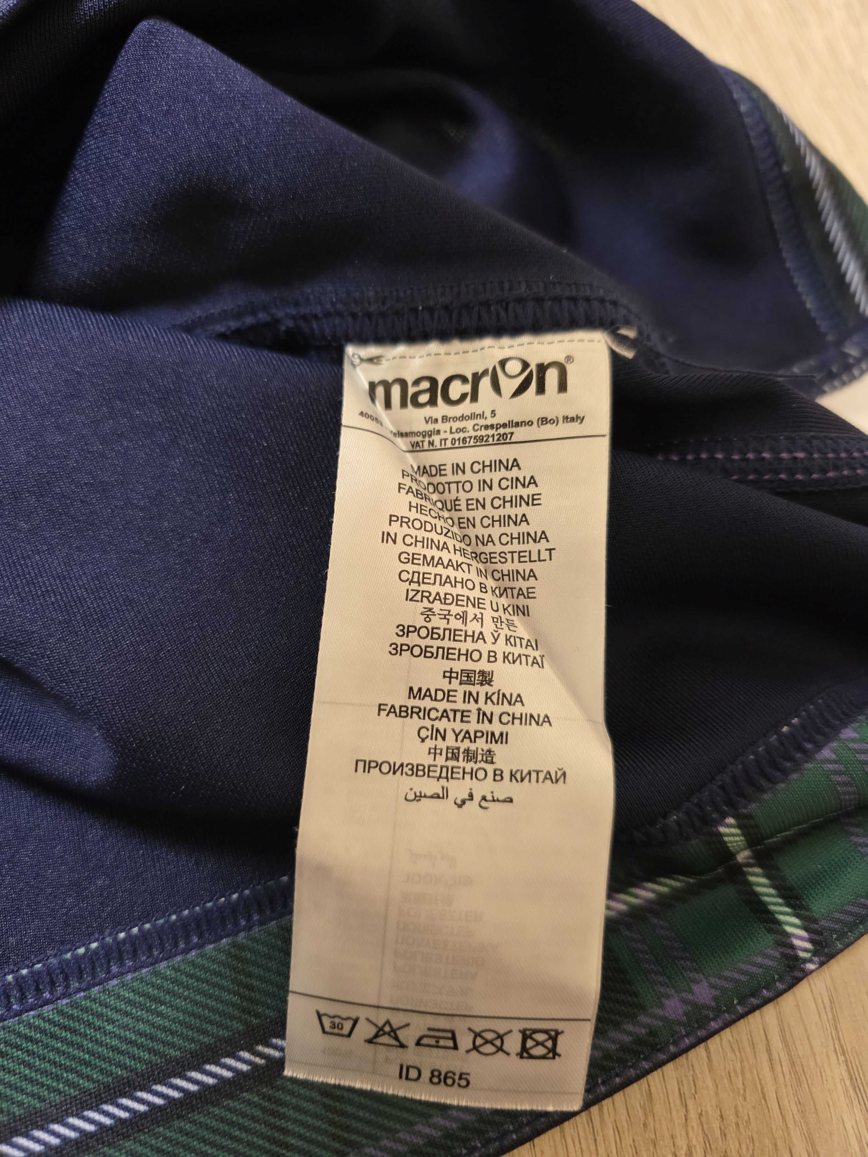 All Sport SCOTLAND RUGBY JERSEY WORLD CUP JERSEY HOME SHIRT Size US L / EU 52-54 / 3 - 8 Thumbnail