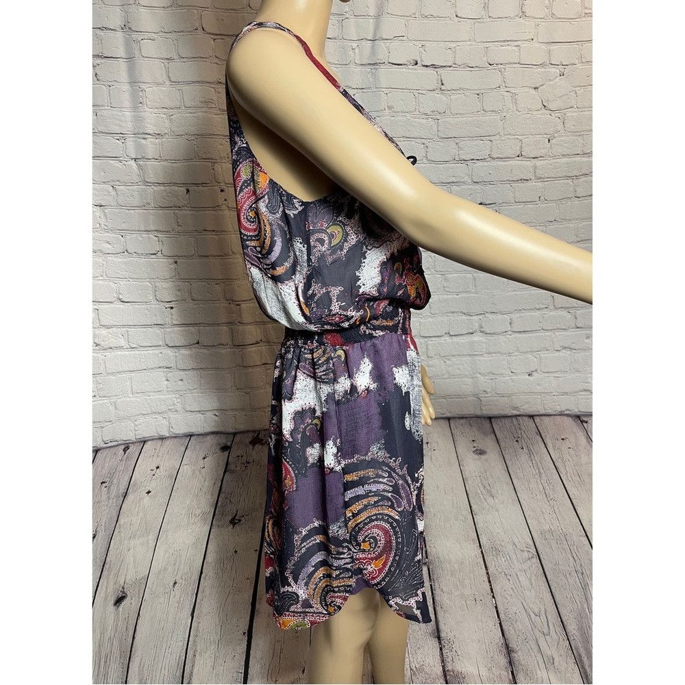Free People New Free People Falling For Georgette Sleeveless Mini Dress Size L / US 10 / IT 46 - 4 Thumbnail