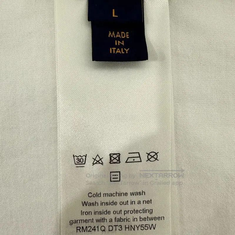 Louis Vuitton Louis Vuitton Men's White Cotton T-Shirt . Size US L / EU 52-54 / 3 - 3 Thumbnail
