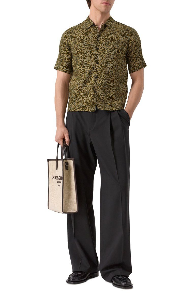 Saint Laurent Paris Leopard Print Short Sleeve Hawaiian Shirt Size US S / EU 44-46 / 1 - 5 Thumbnail
