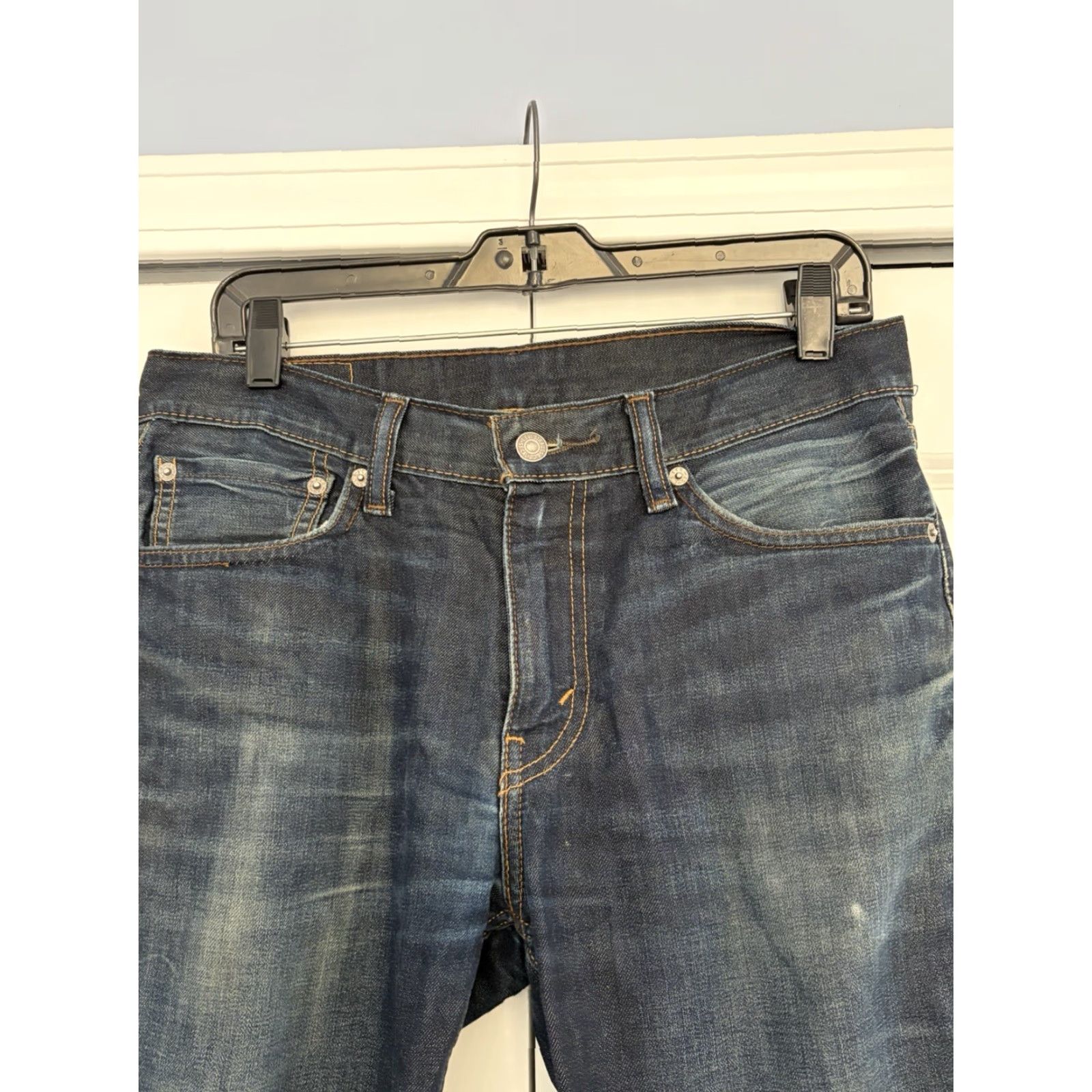 Levi's Levi's 511 Jeans Mens Denim Blue 32x32 Slim Straight 5-Pocket Zip Size US 32 / EU 48 - 5 Thumbnail