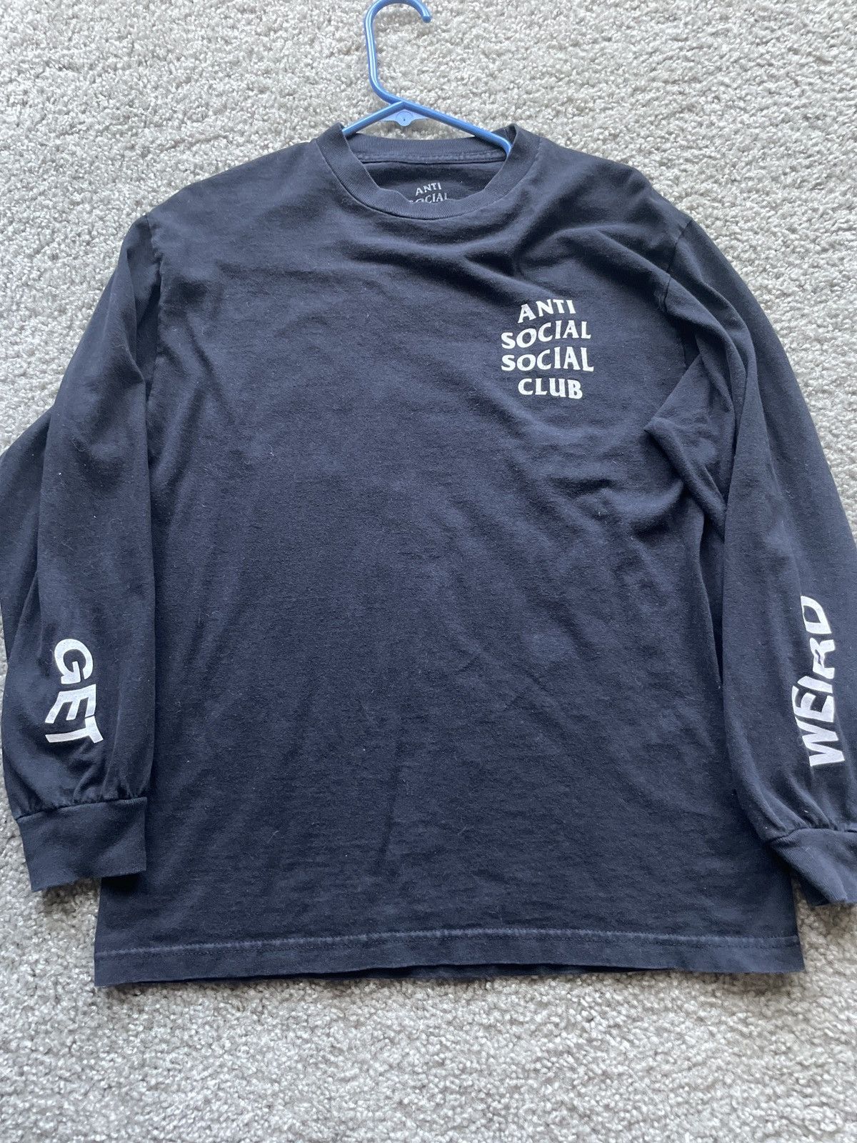 Anti Social Social Club ASSC Get Weird Long Sleeve Size US M / EU 48-50 / 2 - 1 Thumbnail
