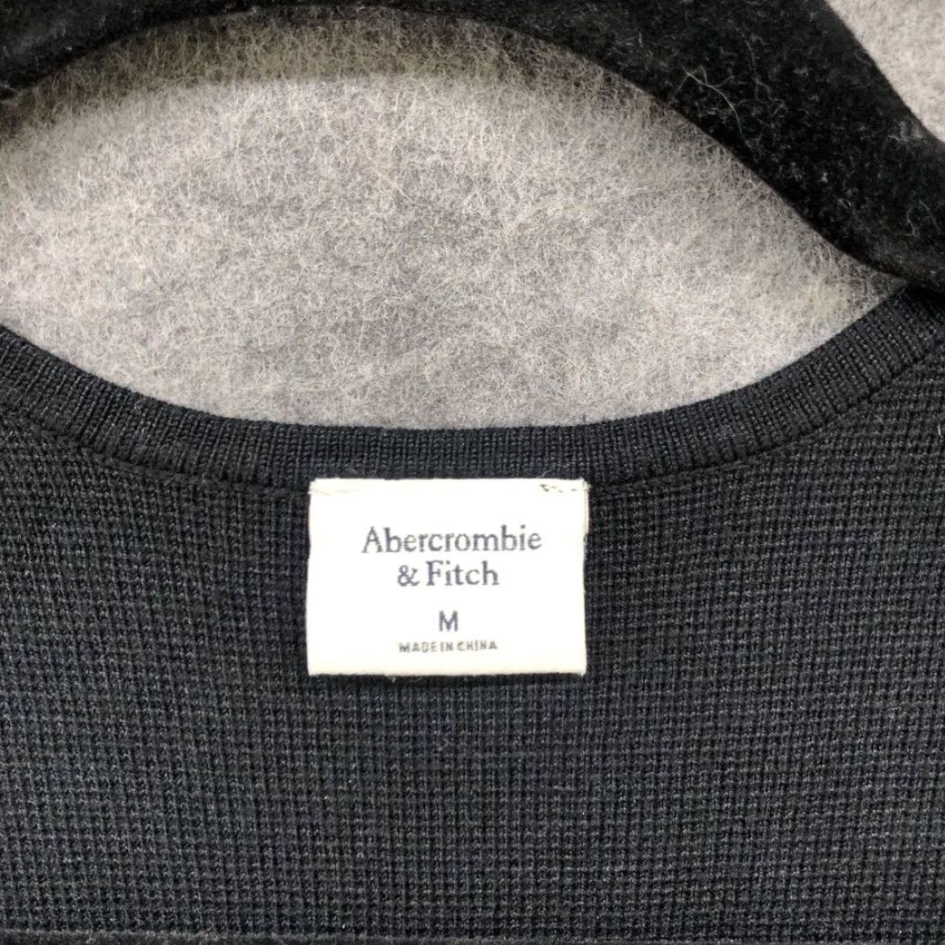 Abercrombie & Fitch Abercrombie & Fitch Bodysuit Womens M Black Knit Square Neck Sweater Size M / US 6-8 / IT 42-44 - 5 Thumbnail
