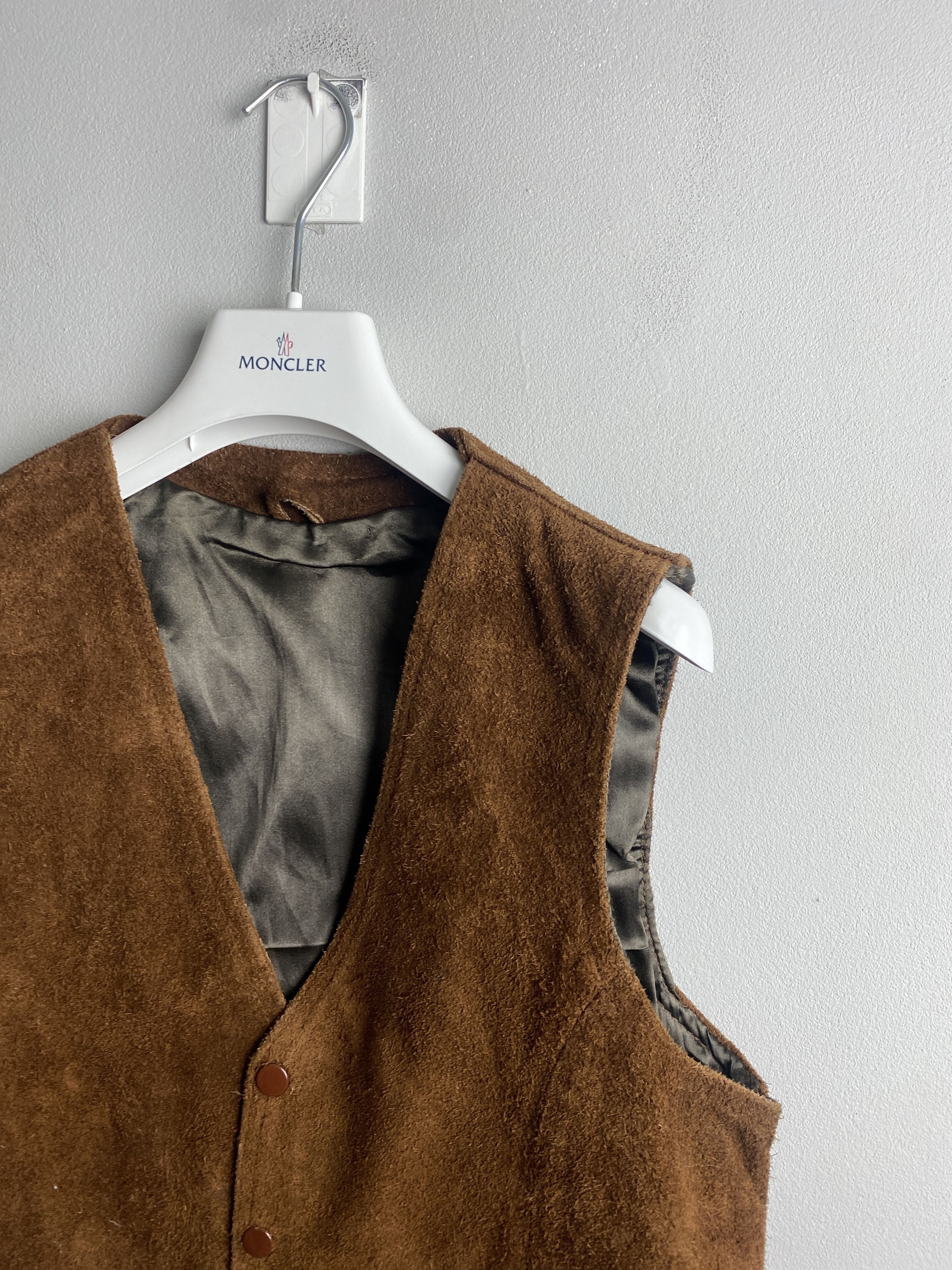 Leather × Vintage Vintage leather vest jacket Size US S / EU 44-46 / 1 - 2 Thumbnail