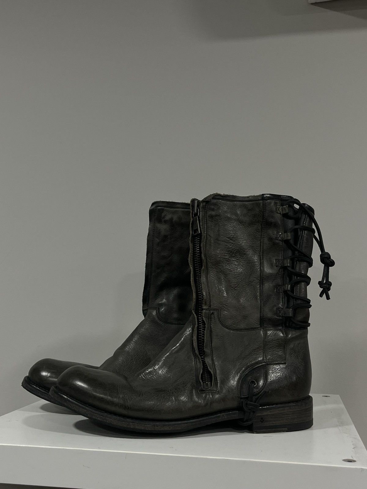 John Varvatos Engineer straight zip boot 9 Size US 9 / EU 42 - 9 Thumbnail