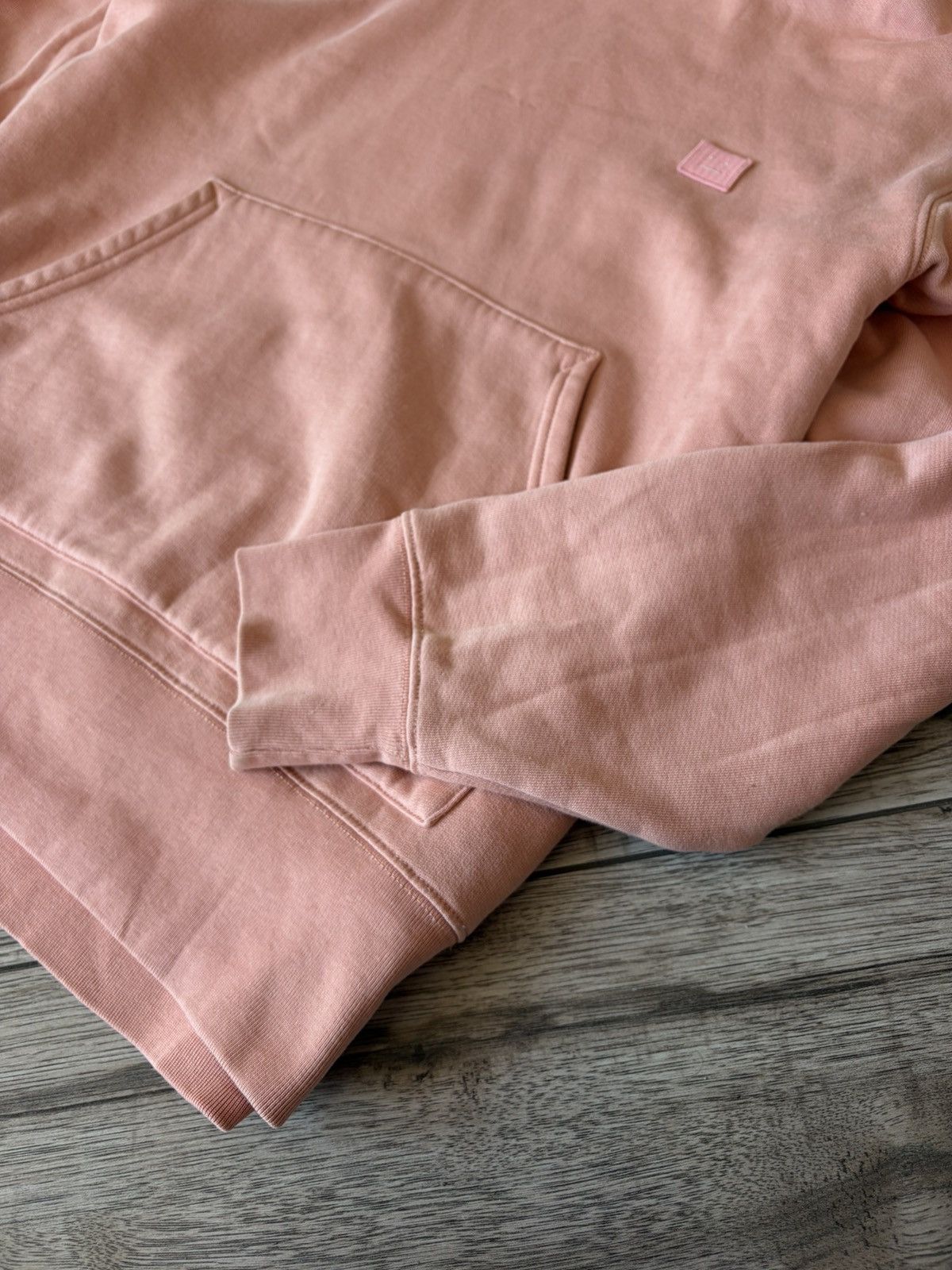 Acne Studios Acne Studios Ferris Face Hoodie - Pale Pink - Size S Size US S / EU 44-46 / 1 - 5 Thumbnail