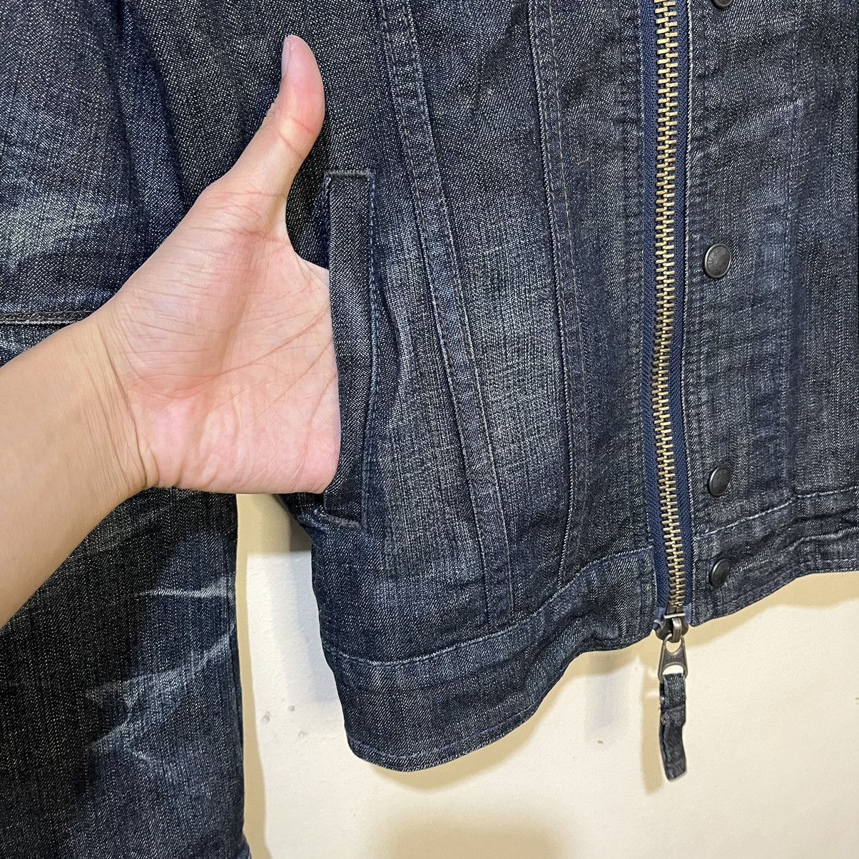 Marithe + Francois Girbaud Vintage 90's Marithe Francois Girbaud Denim Jacket Size US M / EU 48-50 / 2 - 14 Thumbnail