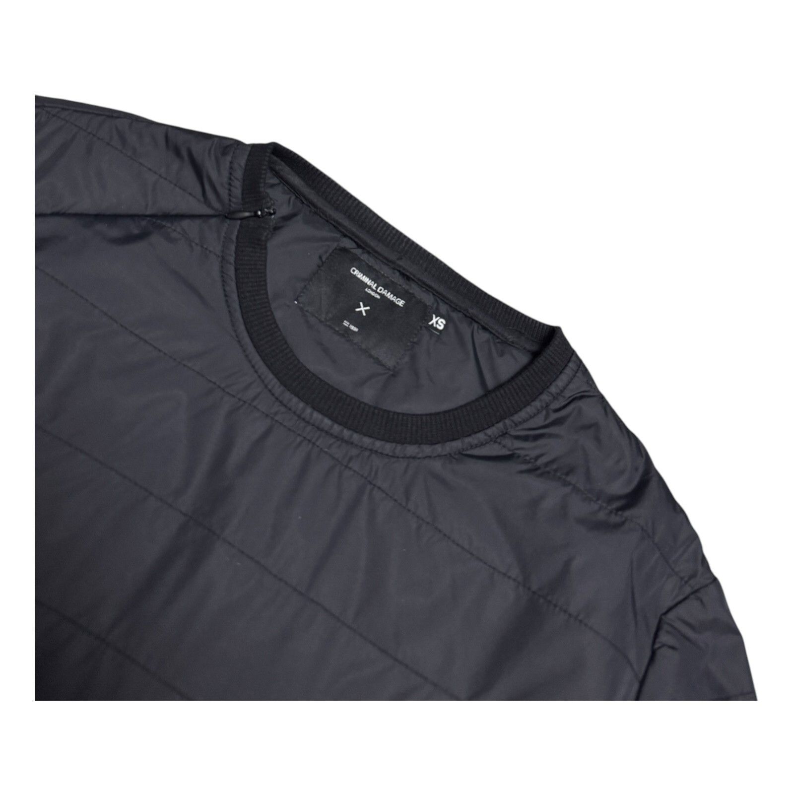 Criminal Damage CRIMINAL DAMAGE London Black Lightweight Bomber Jacket XS Size XS / US 0-2 / IT 36-38 - 3 Thumbnail