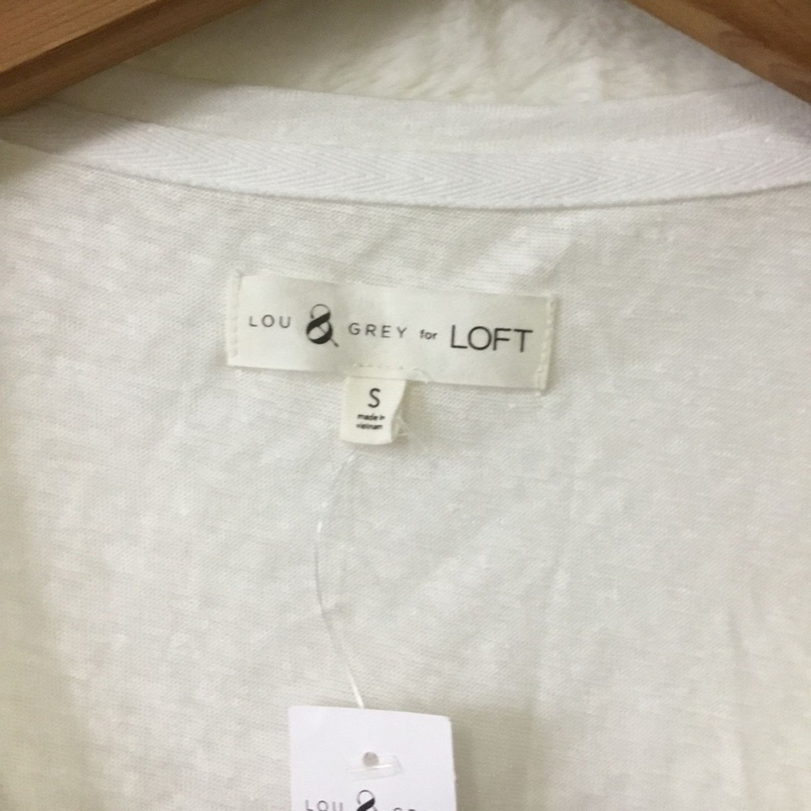 Lou & Grey Lou & Grey by Loft White Linen Tank Top Size S / US 4 / IT 40 - 3 Thumbnail