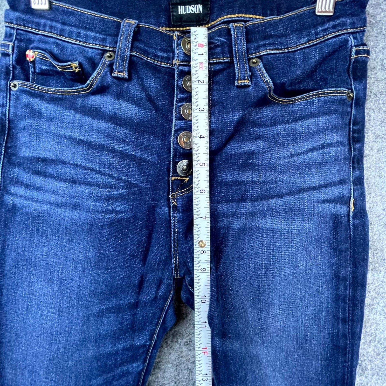 Hudson Hudson Jeans Womens 27 Blue Ciara High Rise Super Skinny Size 27" / US 4 / IT 40 - 8 Thumbnail