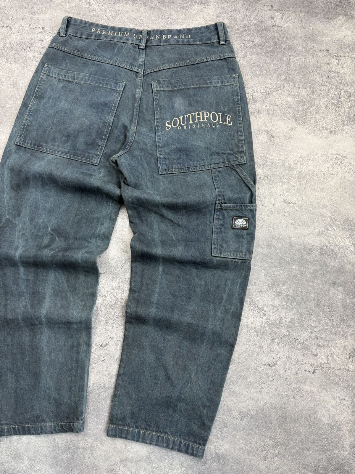 Southpole Vintage Y2K SouthPole Baggy Jeans Denim Pants Faded Skater Size US 32 / EU 48 - 6 Thumbnail