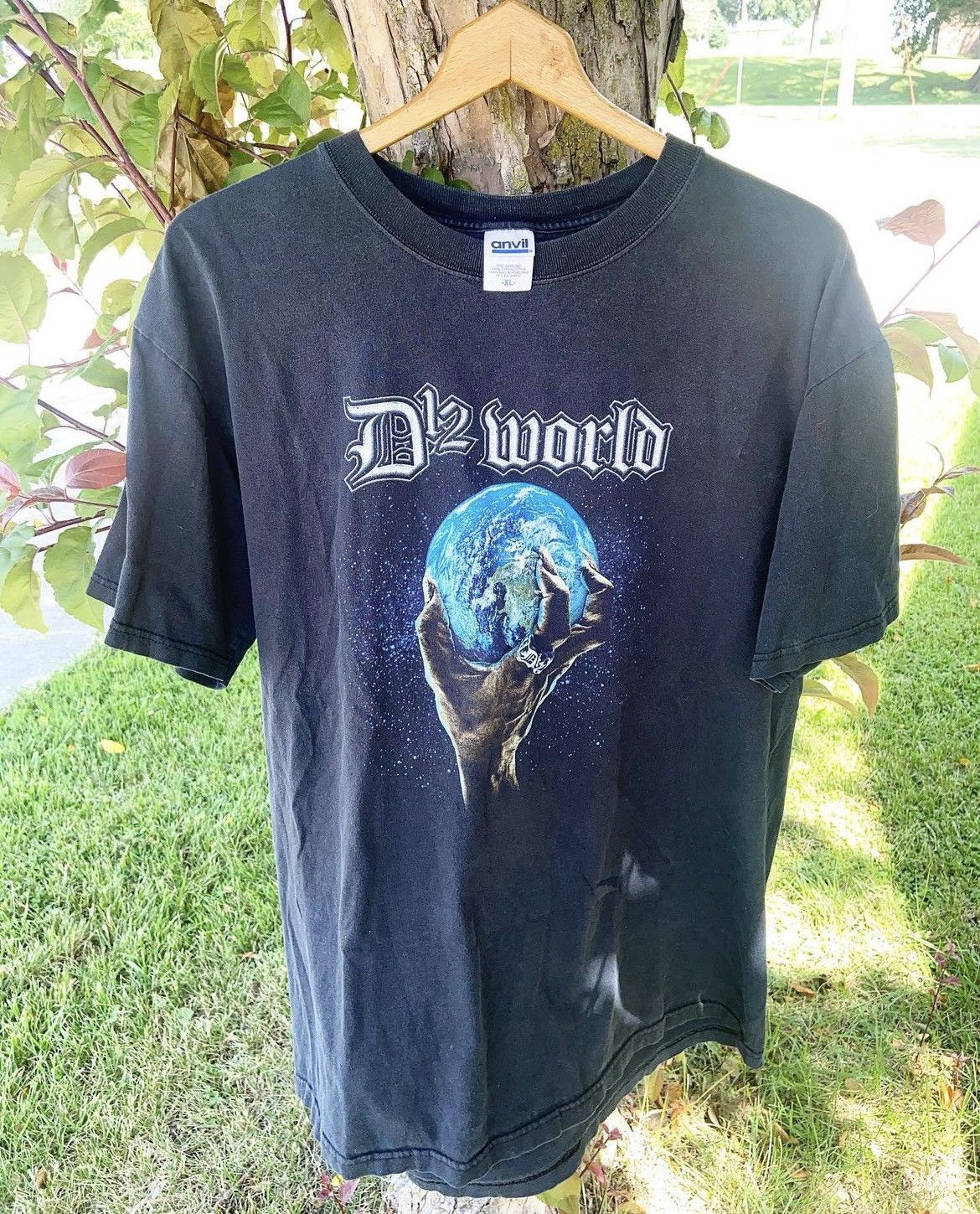 image of Vintage D12 2004 Tour Tshirt in Black, Men's (Size XL)