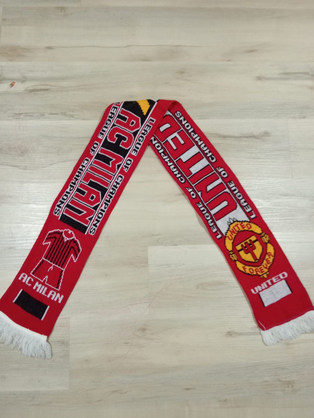 Vintage Vintage Manchester United Scarf/mafla Size ONE SIZE - 1 Thumbnail