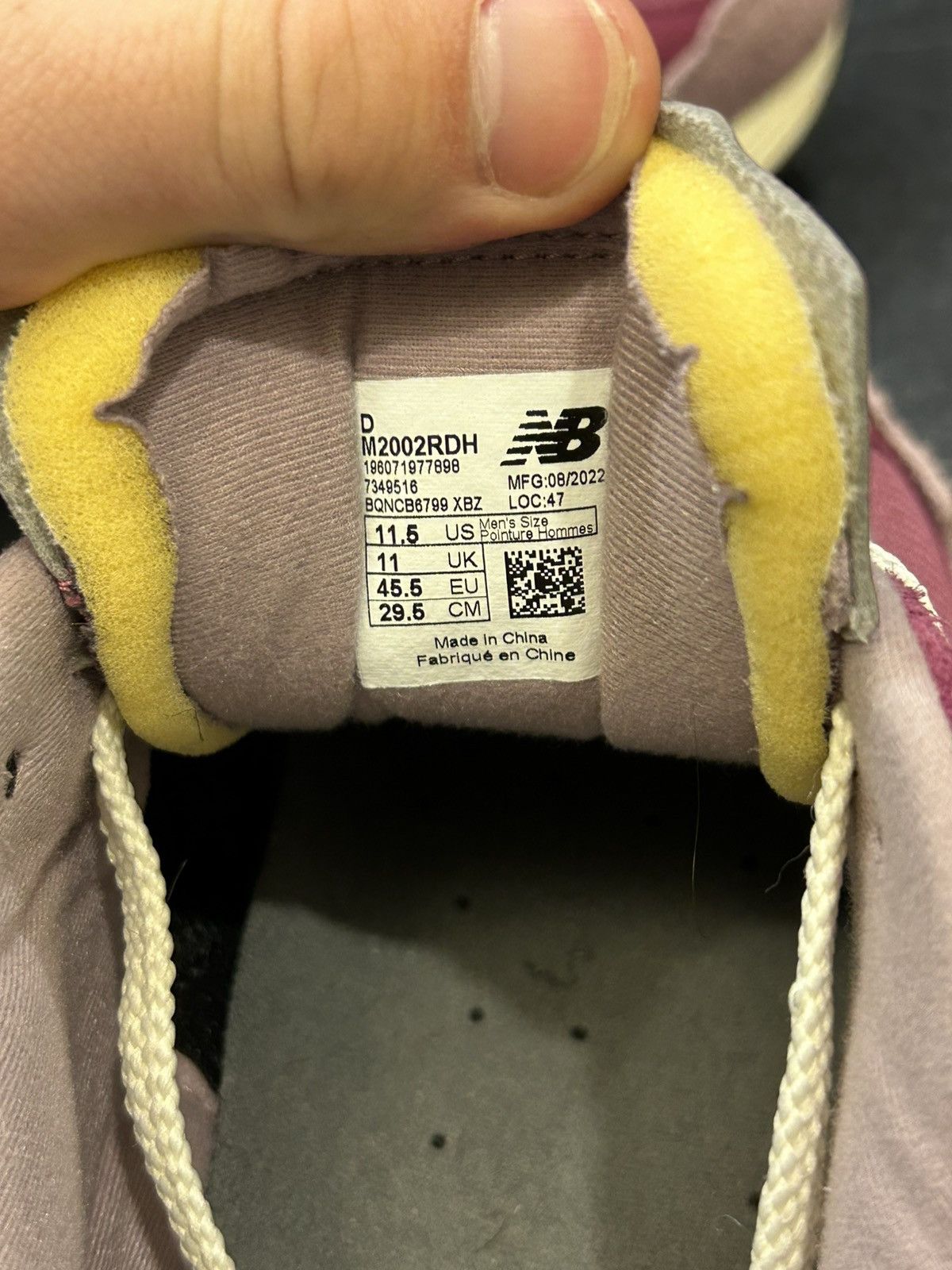New Balance New Balance 2002R Protection Pack Pink Size US 11.5 / EU 44-45 - 8 Thumbnail