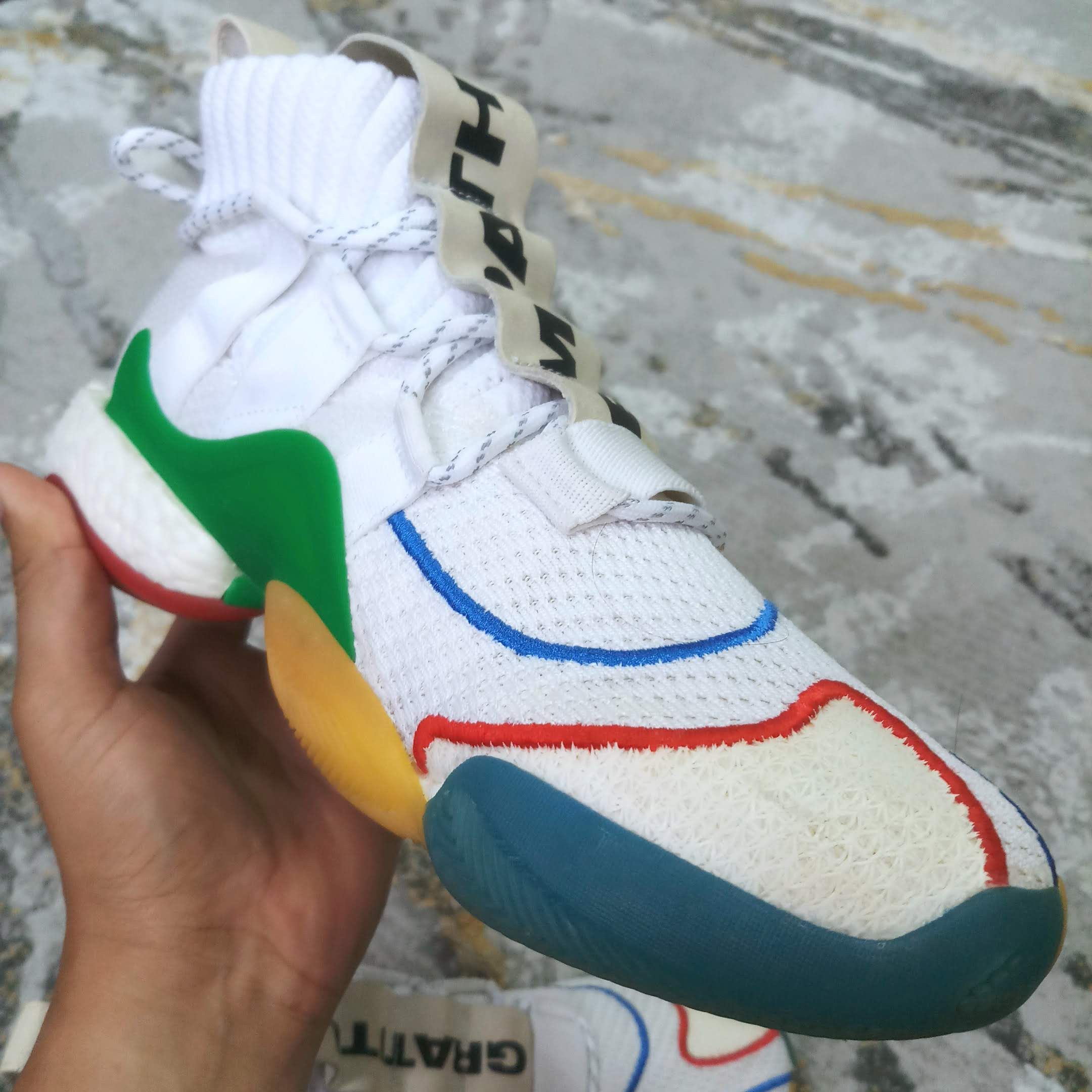 Adidas × Pharrell Adidas x Pharrell Williams Crazy BYW LVL X Shoes Size US 9.5 / EU 42-43 - 9 Thumbnail