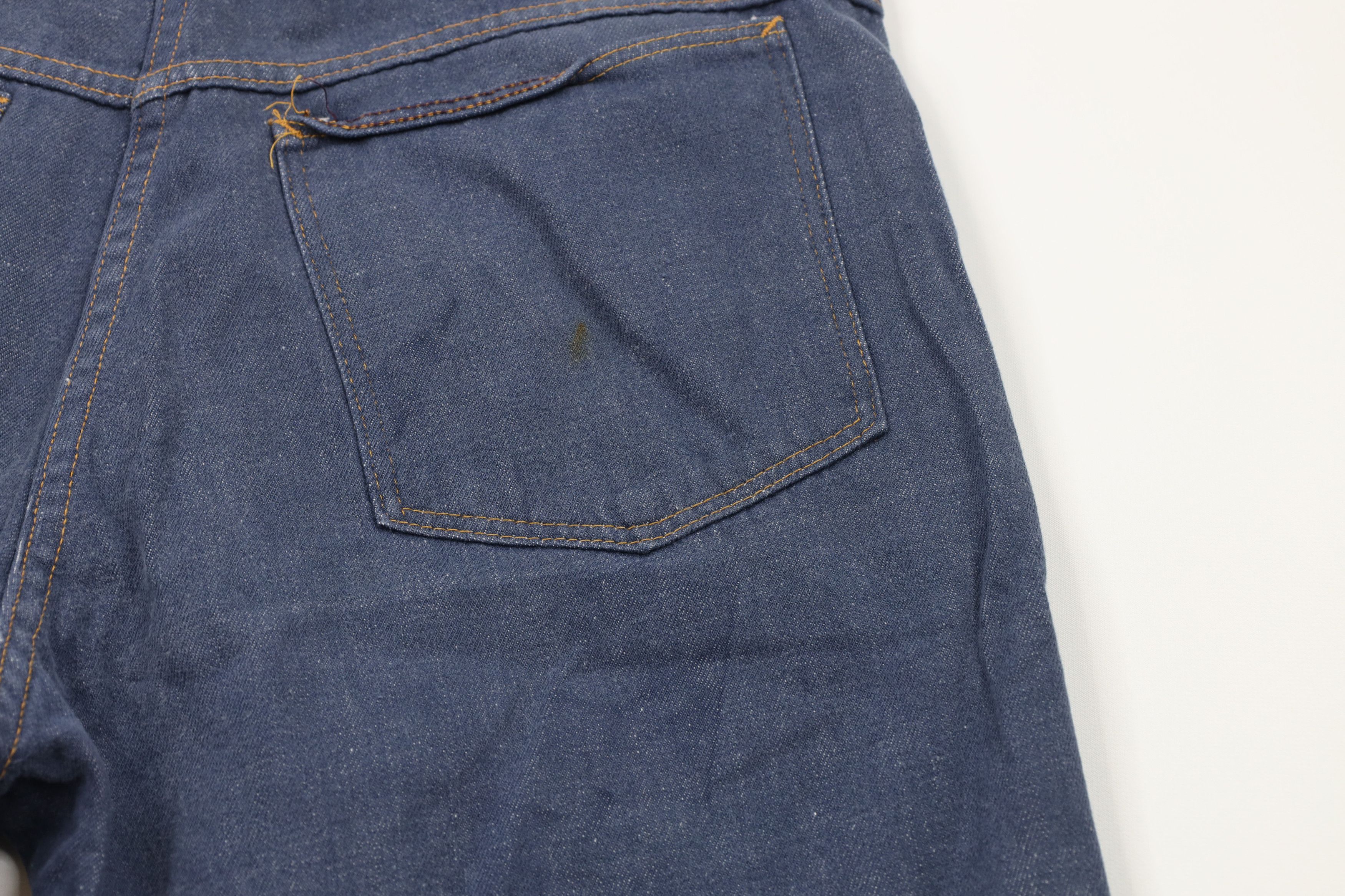 Vintage Vintage 70s Streetwear Wide Leg Bell Bottoms Jeans Blue USA Size 34 - 12 Thumbnail
