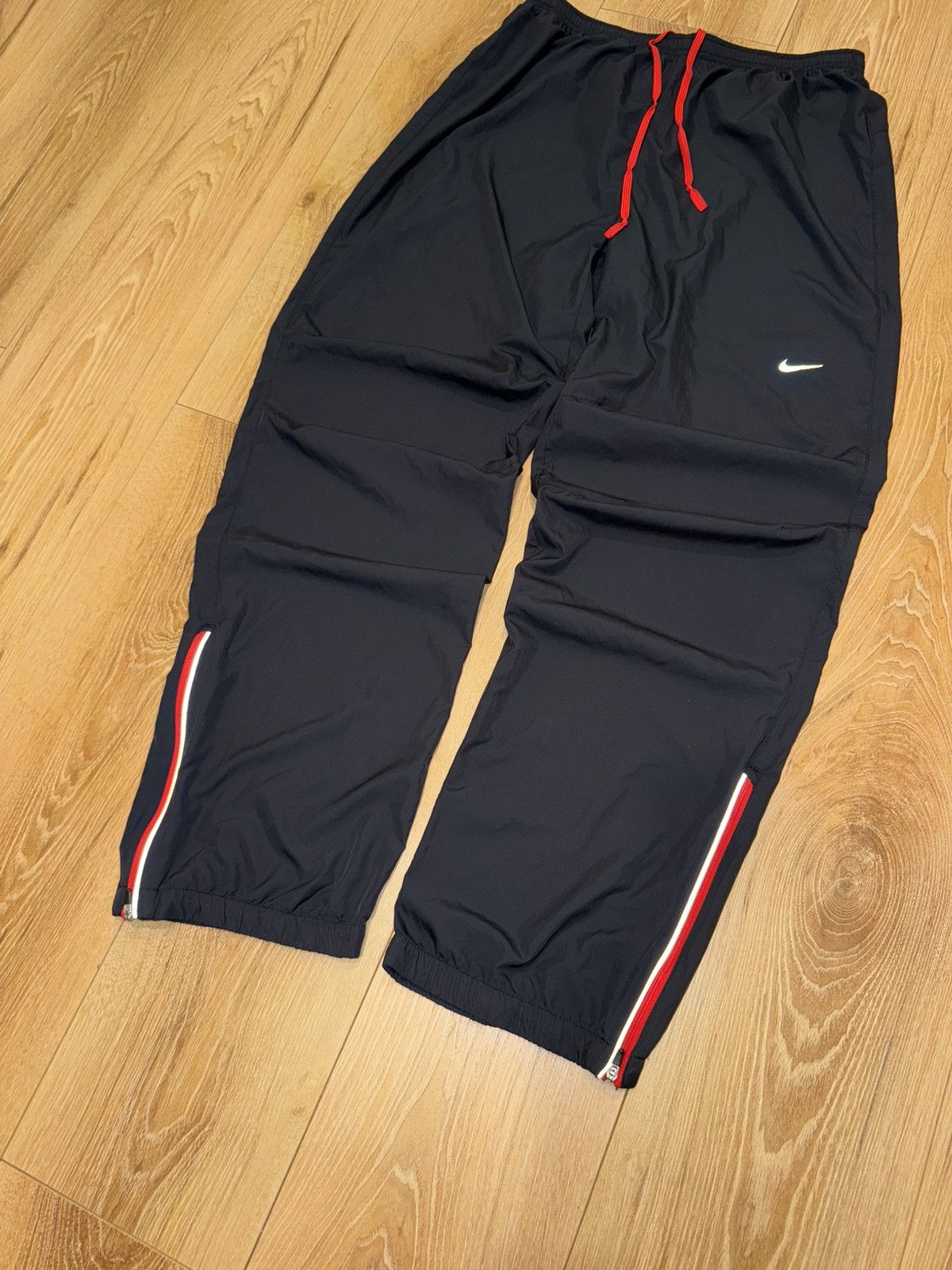 Vintage VINTAGE Y2K NIKE DRILL PANTS BAGGY Size US 34 / EU 50 - 3 Thumbnail