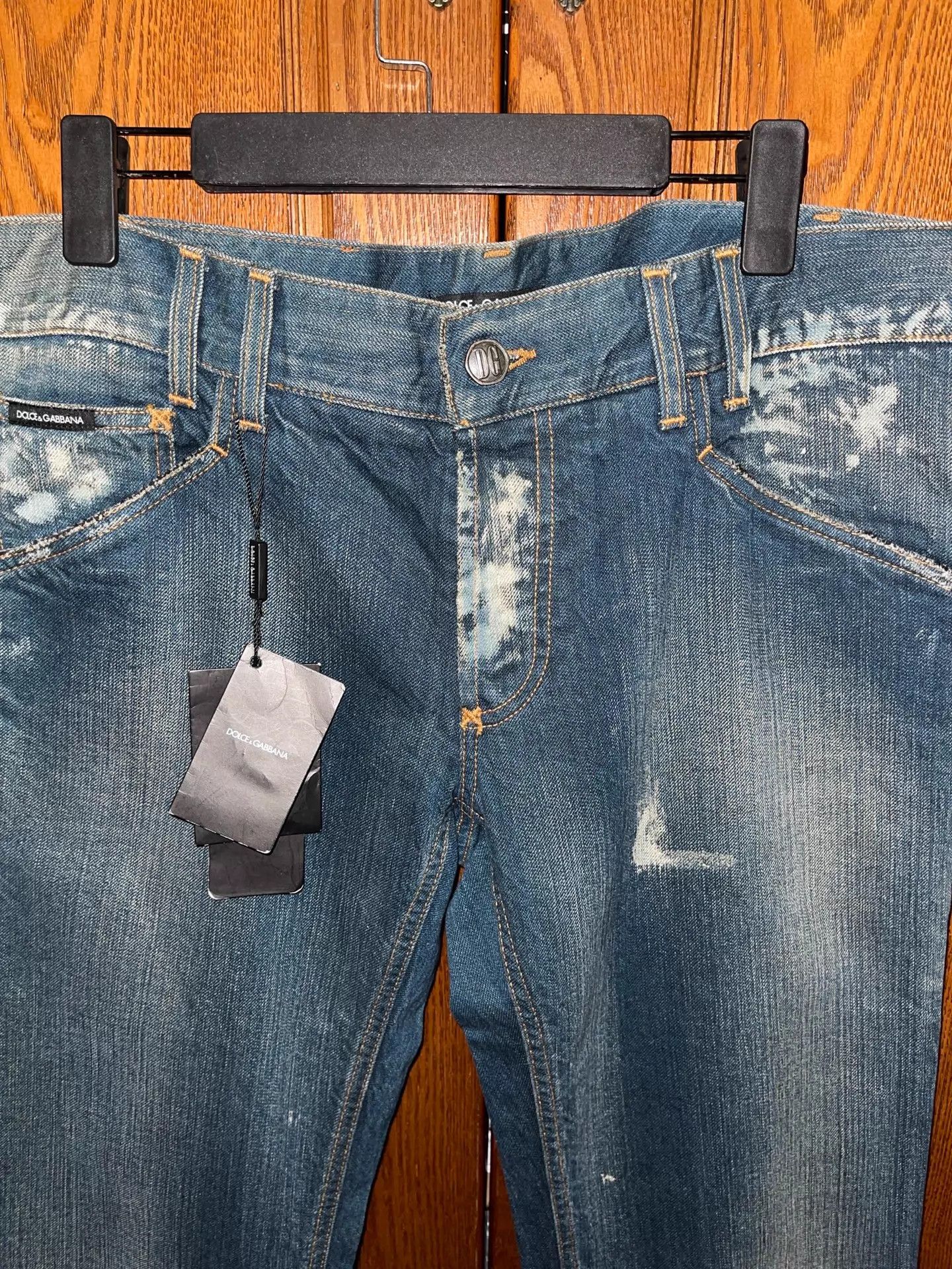 Dolce & Gabbana Dolce&Gabbana men's straight jeans 48 IT white wash Size US 32 / EU 48 - 3 Thumbnail