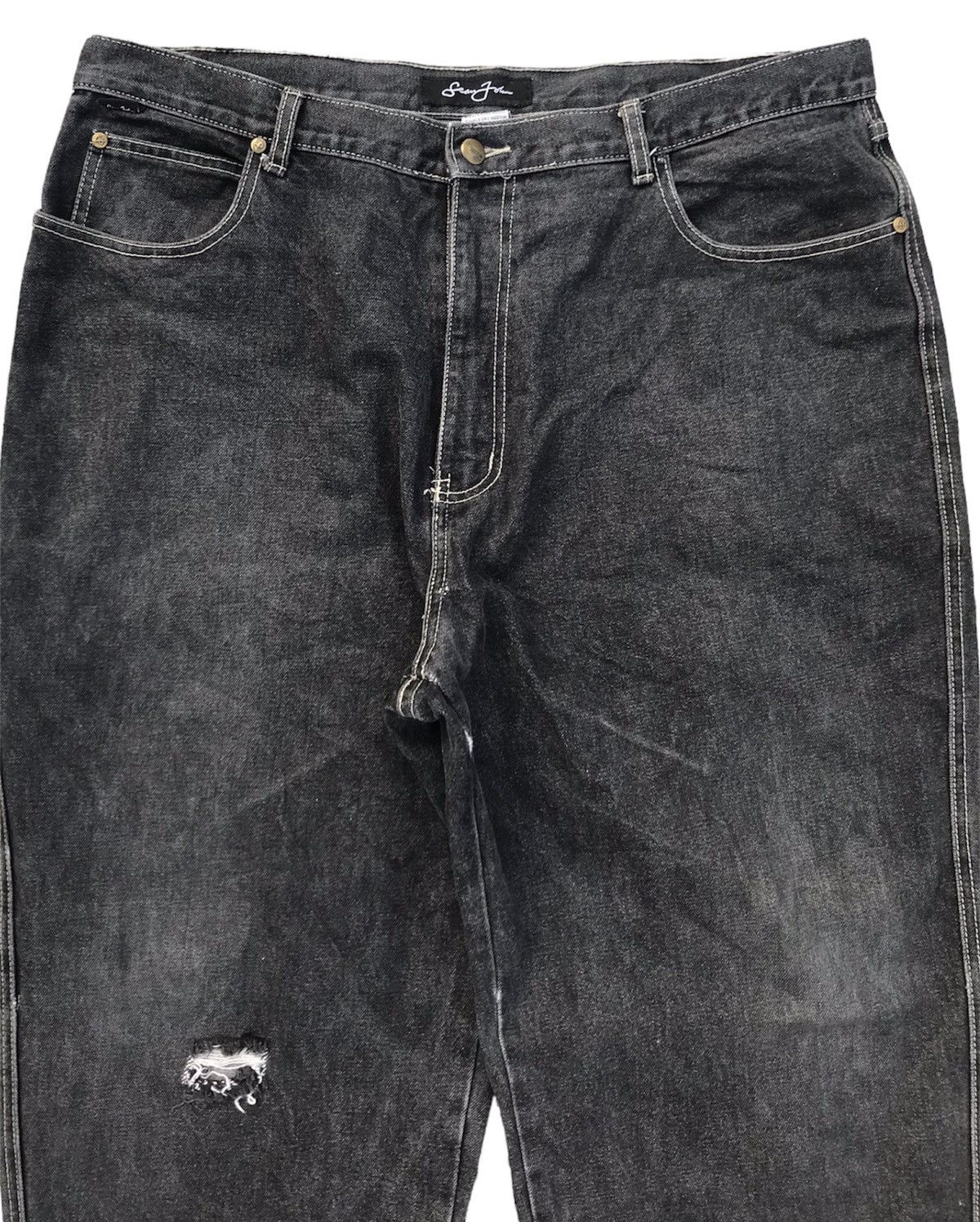 JNCO × Sean John Vintage Sean John Baggy Denim Pants Size US 38 / EU 54 - 3 Thumbnail