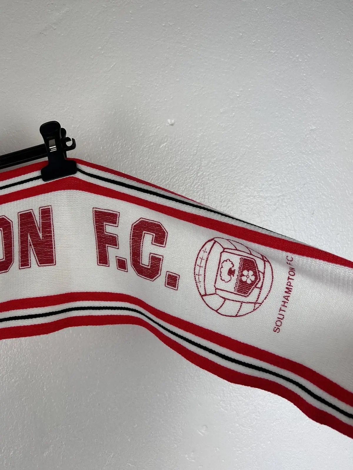 Vintage 90s Vintage Southampton FC Soccer Football Fanwear Scarf Size ONE SIZE - 4 Thumbnail
