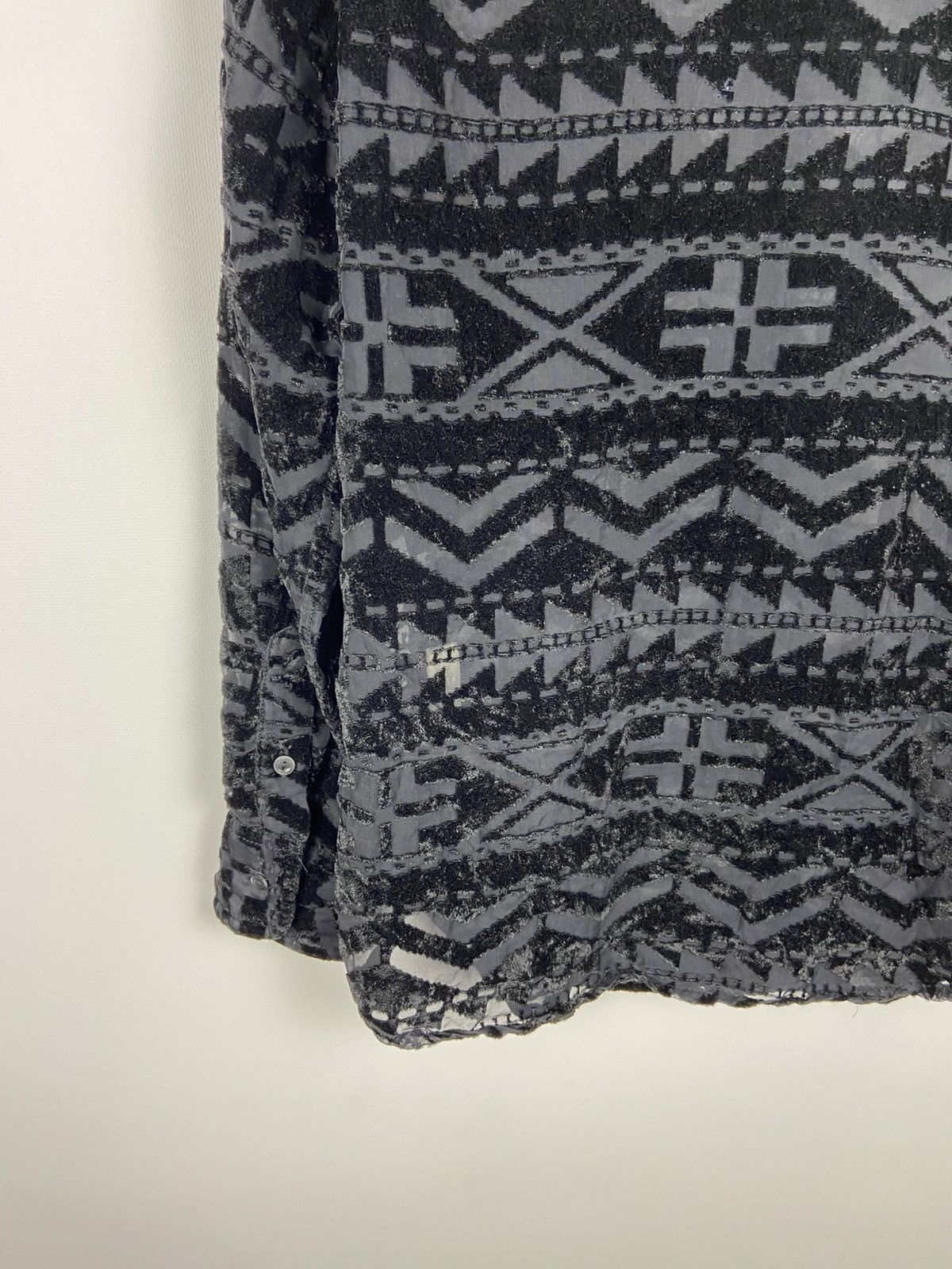 Denim & Supply Ralph Lauren Denim & Supply Ralph Lauren Burnout Aztec Women’s Shirt Size XS / US 0-2 / IT 36-38 - 17 Thumbnail
