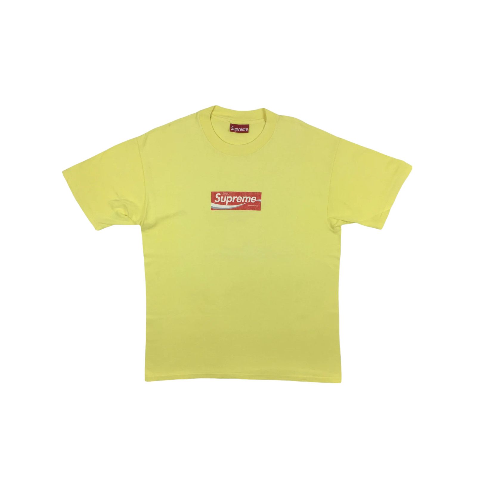 Supreme 1997 Supreme Yellow Coca Cola Box Logo Tee Size US L / EU 52-54 / 3 - 2 Thumbnail