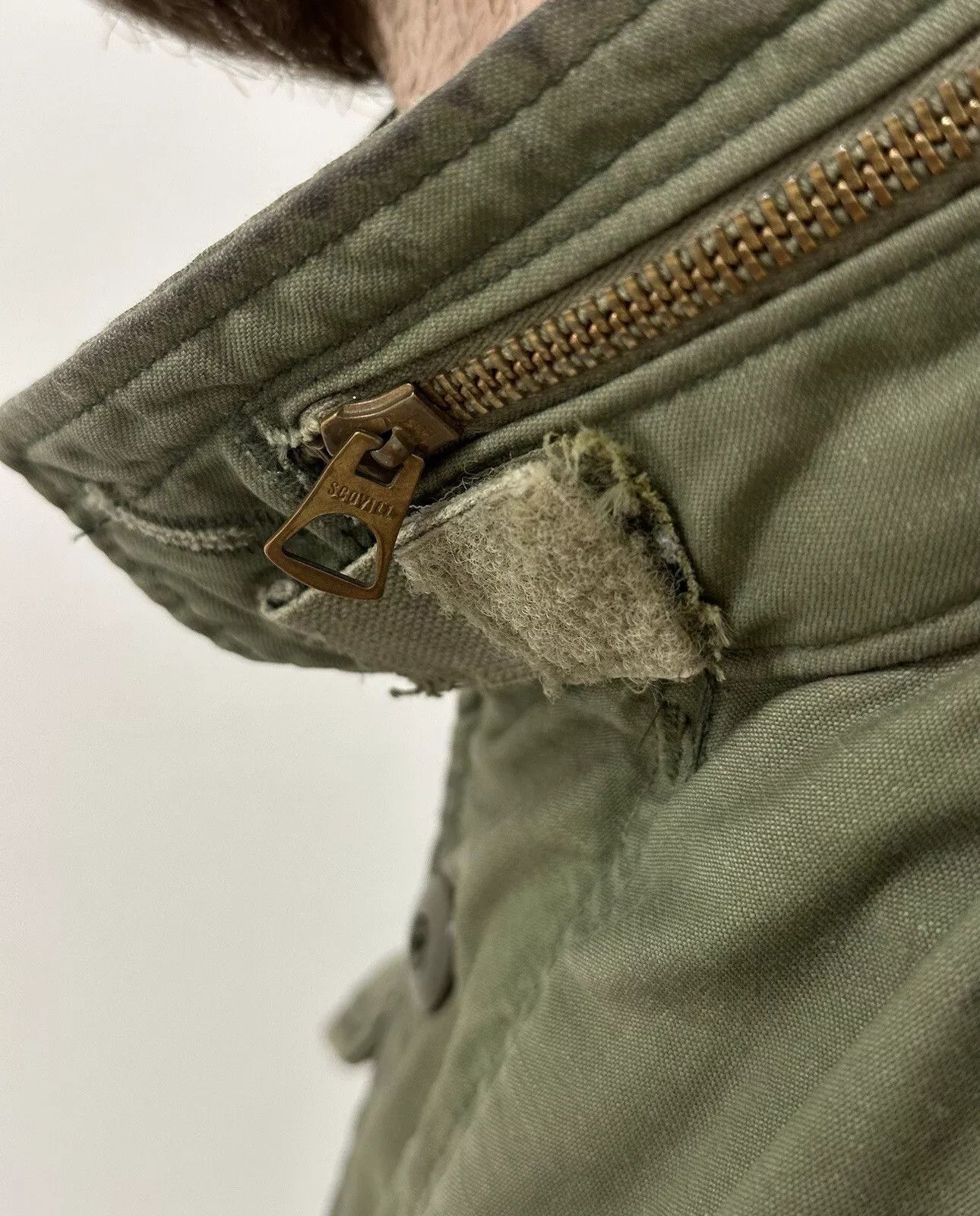 Vintage Vintage 1970s US Air Force Jacket M65 Scovill Zip Army Size US S / EU 44-46 / 1 - 10 Thumbnail