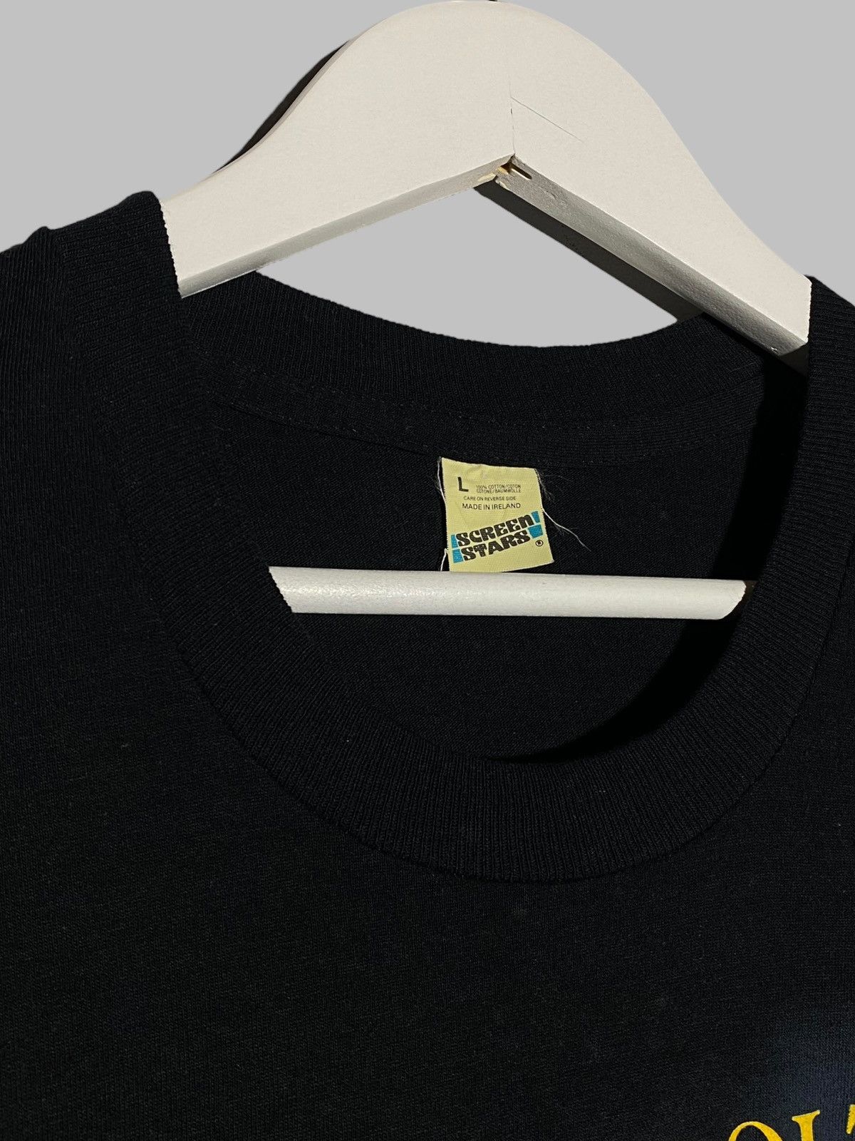Band Tees 🔥 90S MICHAEL BOLTON TOUR TEE SCREEN STARS SINGLE STITCH Size US L / EU 52-54 / 3 - 10 Thumbnail