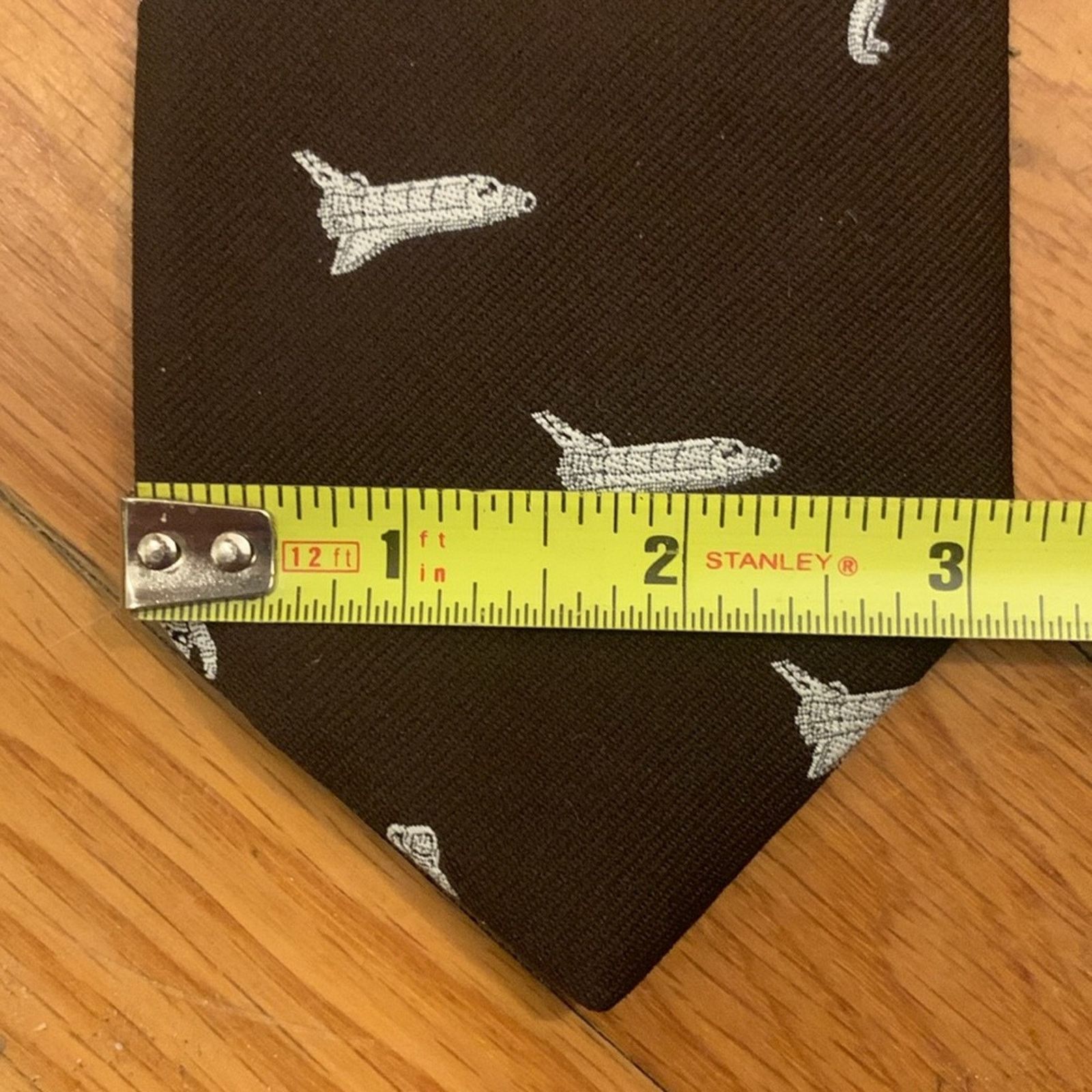 Vintage 80’s RARE space shuttle Challenger astronauts embroider tie Size ONE SIZE - 8 Thumbnail