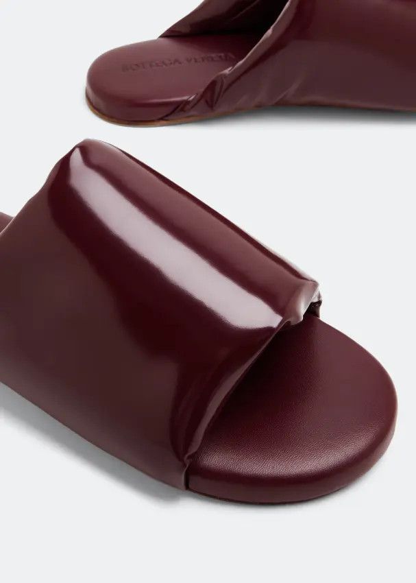 Bottega Veneta o1n1vont0925 Cushion Mules in Red Size US 13 / EU 46 - 2 Thumbnail