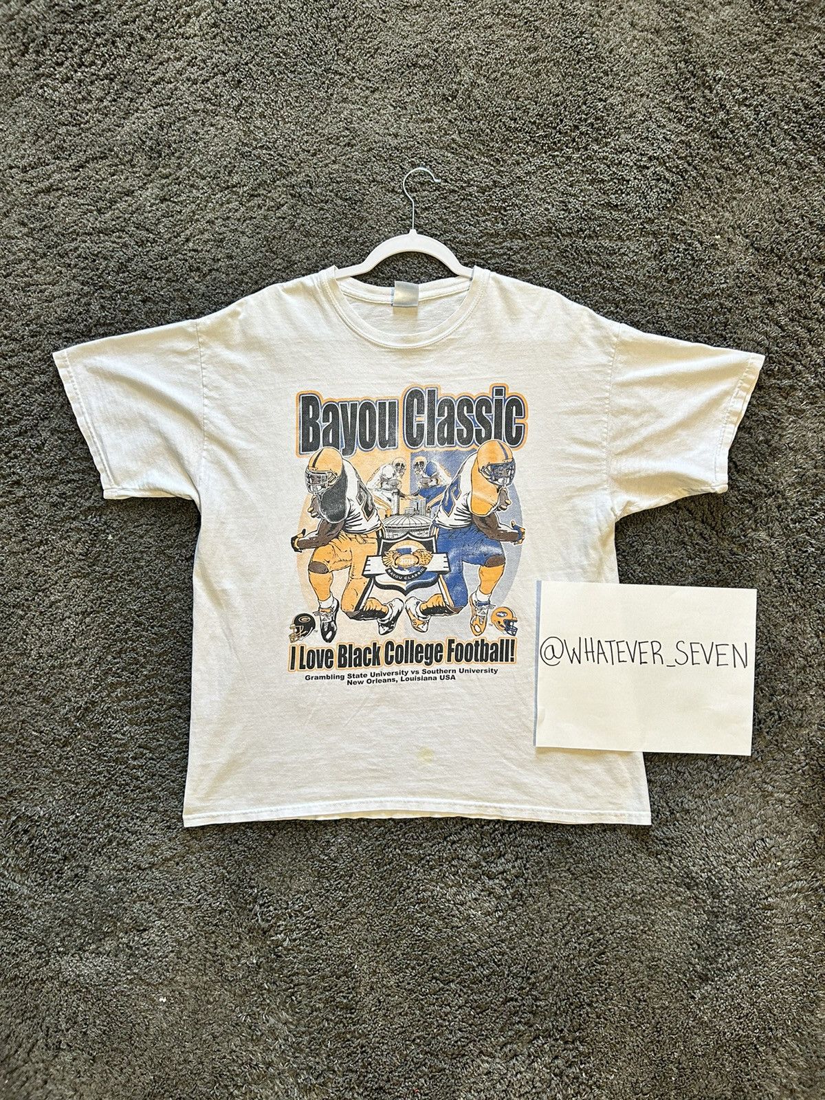 Vtg 1997 offers Bayou Classic HBCU T Shirt 2XL