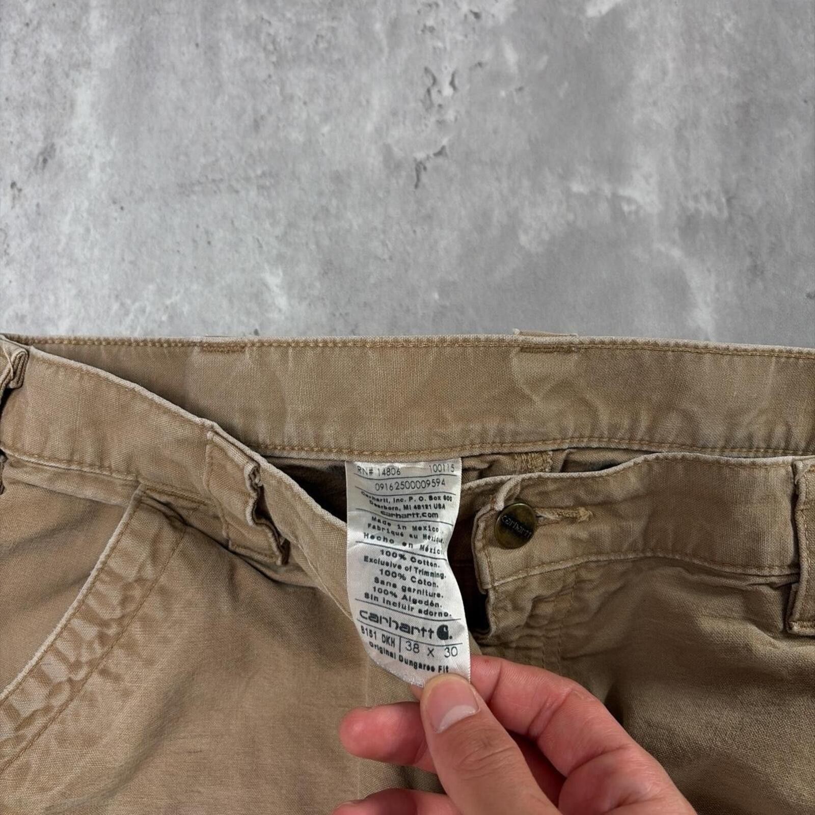 Carhartt Y2K Tan Carhartt Grunge Baggy Carpenter Skater Pants Size US 38 / EU 54 - 5 Thumbnail