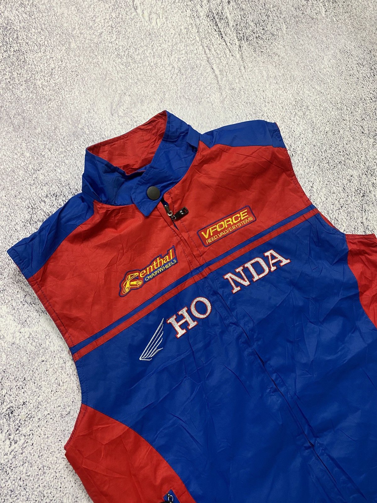 Marlboro × Vintage Marlboro Mercedes Benz West Honda Racing Reversible Vest Size US XL / EU 56 / 4 - 13 Thumbnail