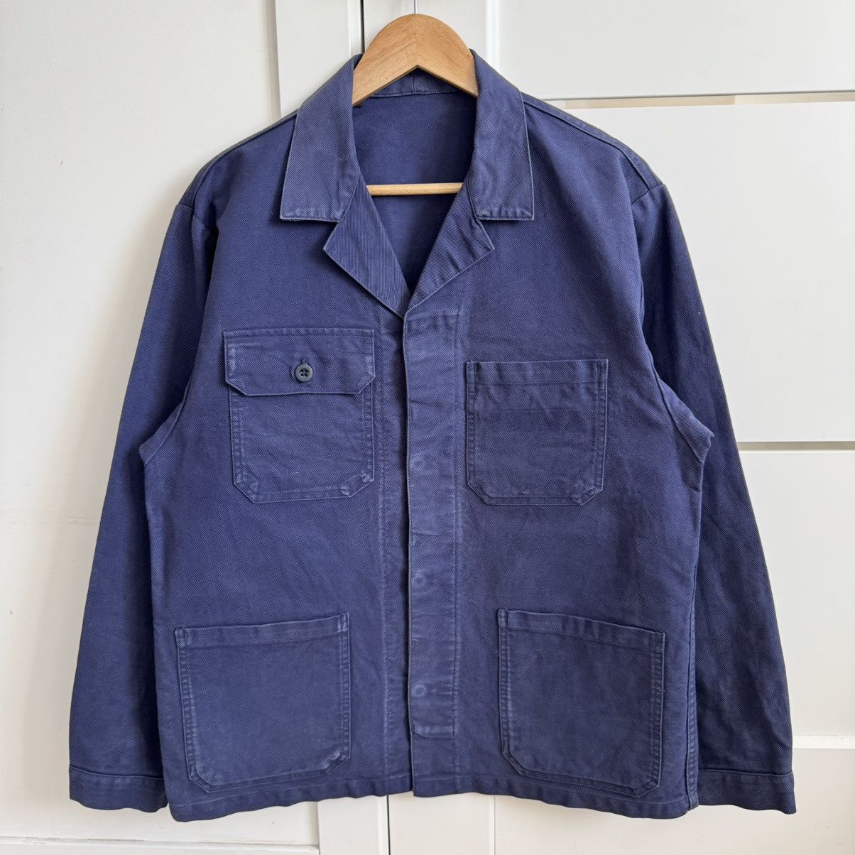 Le Laboureur Sun faded vintage french works distressed jacket Size US M / EU 48-50 / 2 - 1 Thumbnail