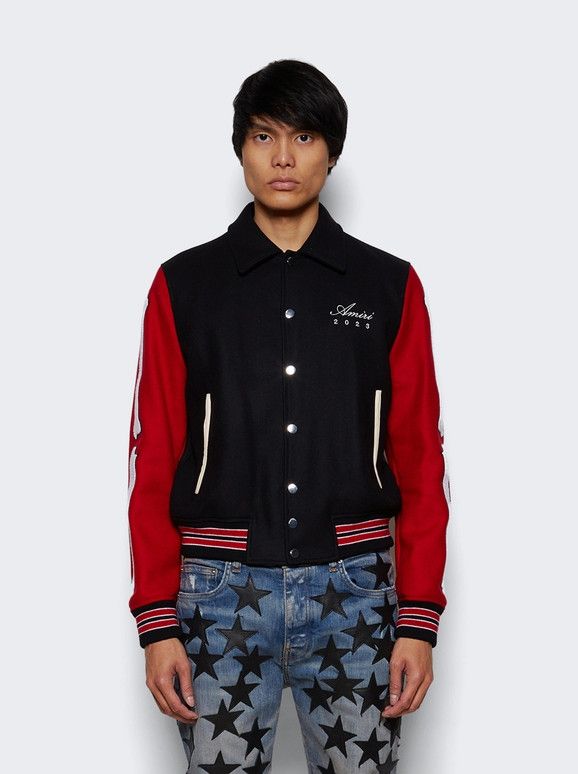 Amiri o1gr1nt1024 Lunar New Year Bones Jacket in Black/Red Size US M / EU 48-50 / 2 - 3 Thumbnail