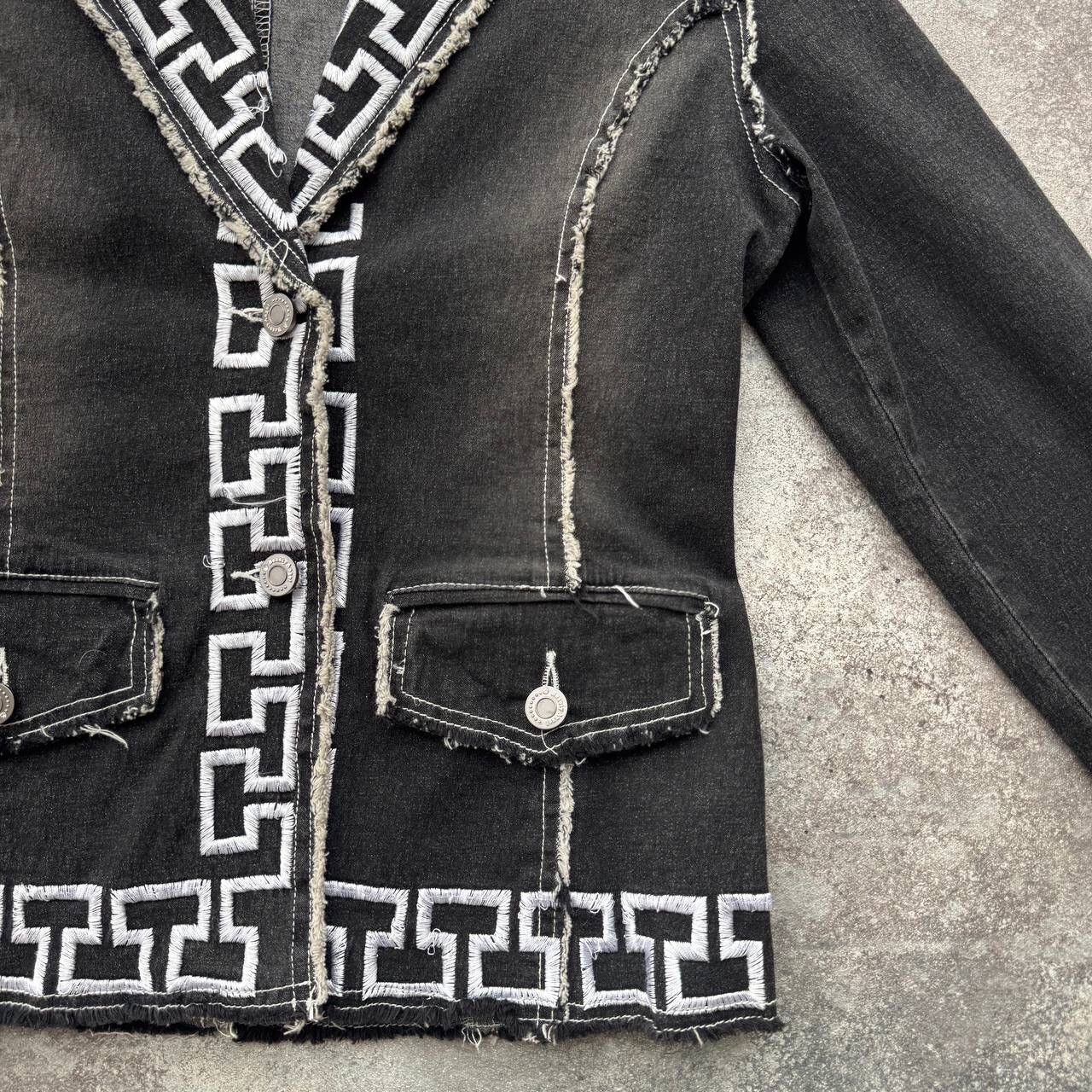 Hysteric Glamour × If Six Was Nine × Japanese Brand Beauty Angel Paris Vintage Gothic Denim Jacket Size M / US 6-8 / IT 42-44 - 8 Thumbnail