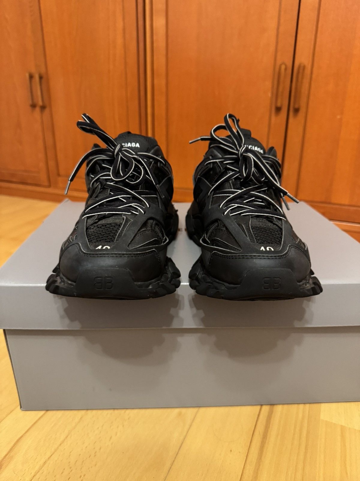 Balenciaga Balenciaga Track Triple Black Size US 7 / EU 40 - 6 Thumbnail