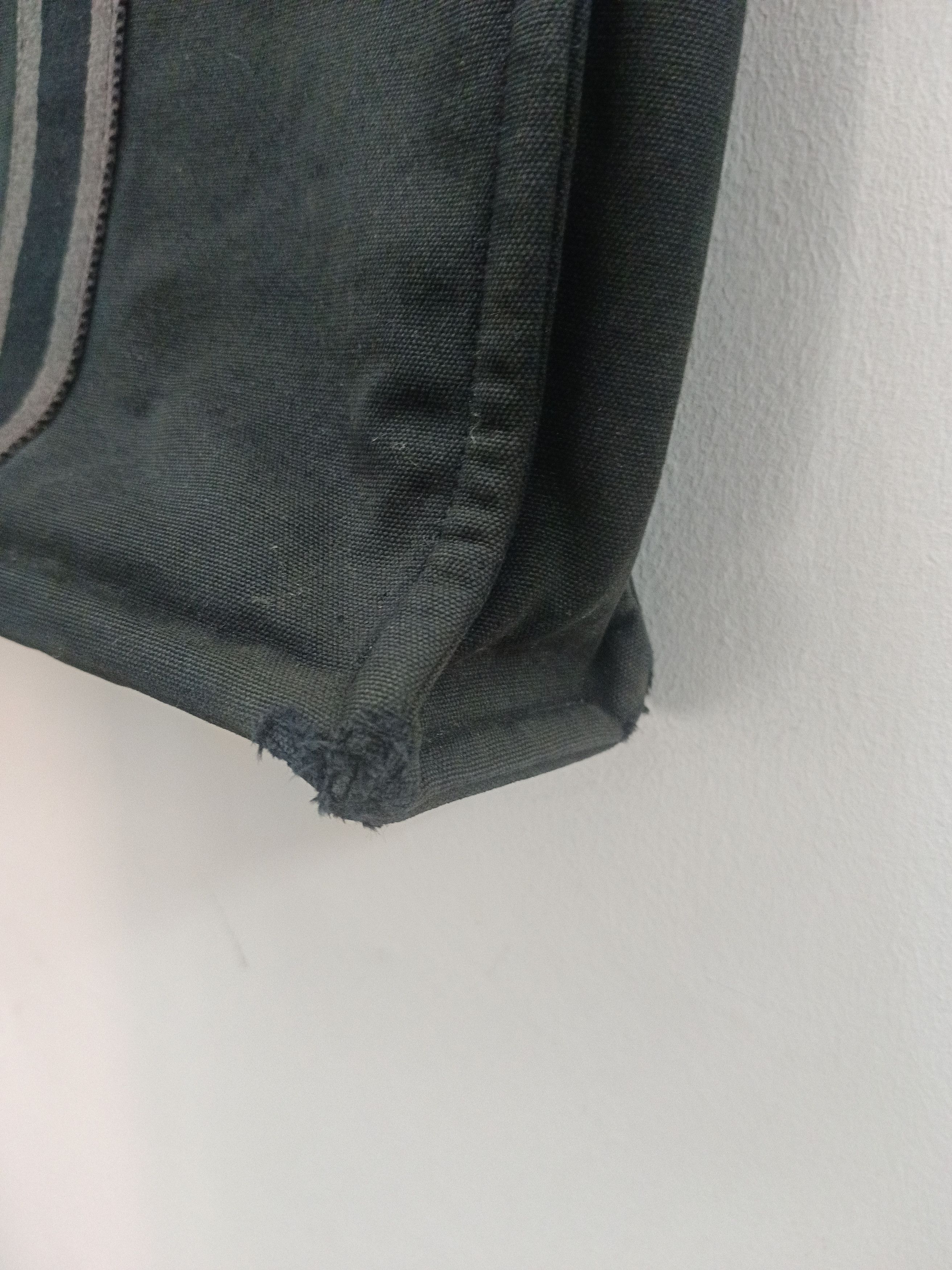 Hermes Hermès Fourre Tout MM Canvas Tote Bag Black/Grey Size ONE SIZE - 3 Thumbnail