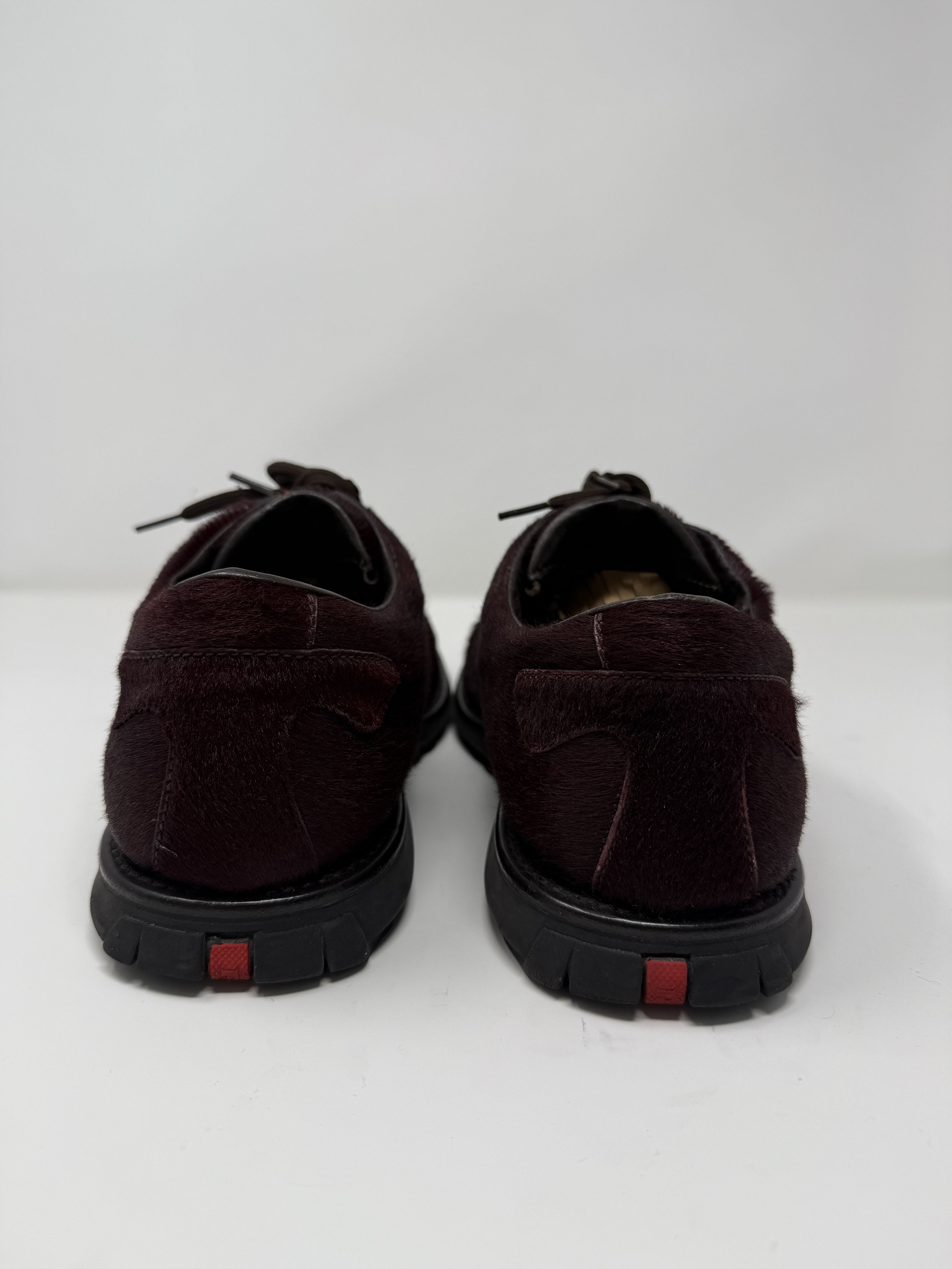 Prada Prada Linea Rossa Vintage Pony Hair Sport Boot Rich Burgundy Size US 9.5 / EU 42-43 - 6 Thumbnail