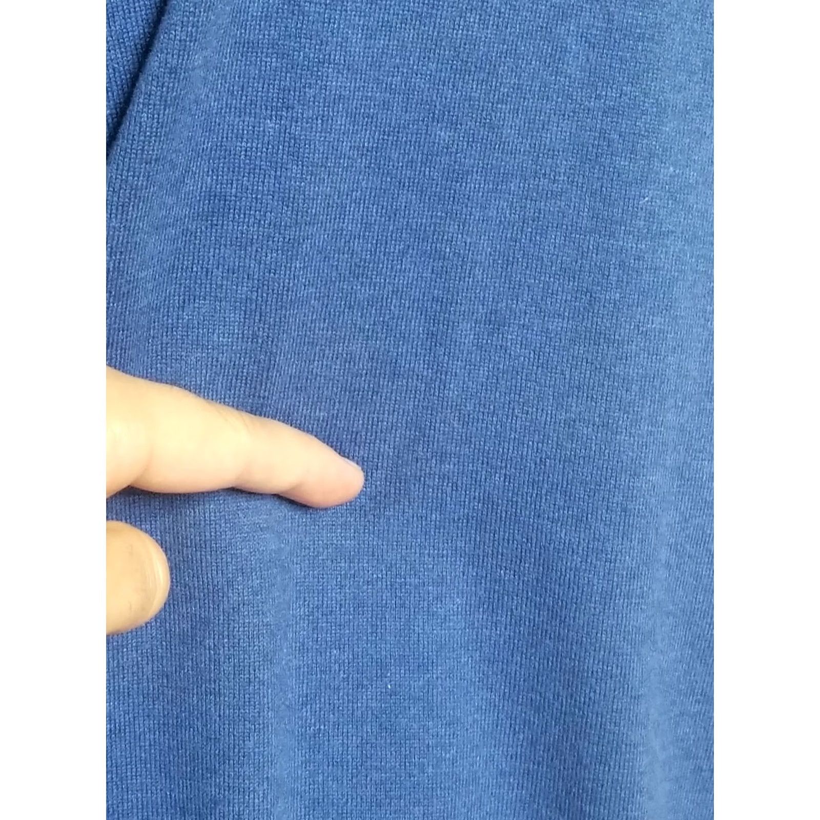 Peter Millar Peter Millar Mens XL Sweater 1/4 Zip Pullover Blue Long Sleeve Mock Neck Knit Cotton Blend Solid Pullover Mens XL Blue 1/4 Zip Mock Neck Size US XL / EU 56 / 4 - 6 Thumbnail