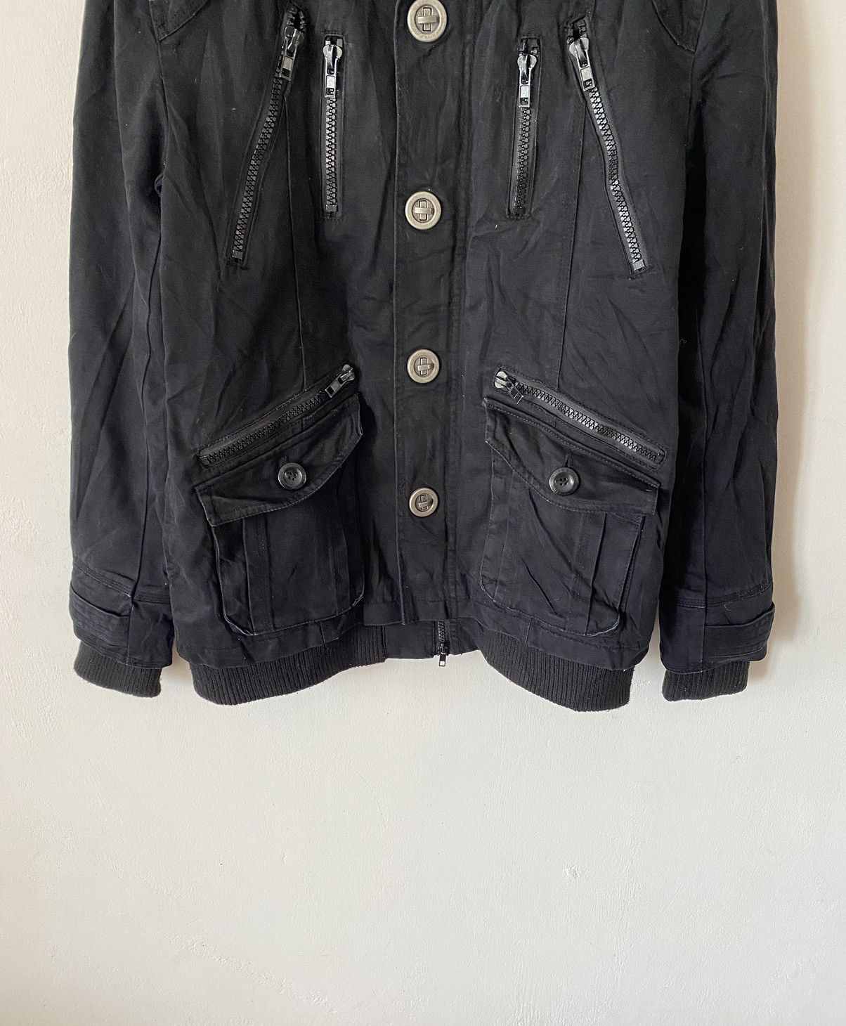 14th Addiction × In The Attic × KMRii Vtg In The Attic Japan Militery Zipp Bondage Tactical Jacket Size US L / EU 52-54 / 3 - 5 Thumbnail