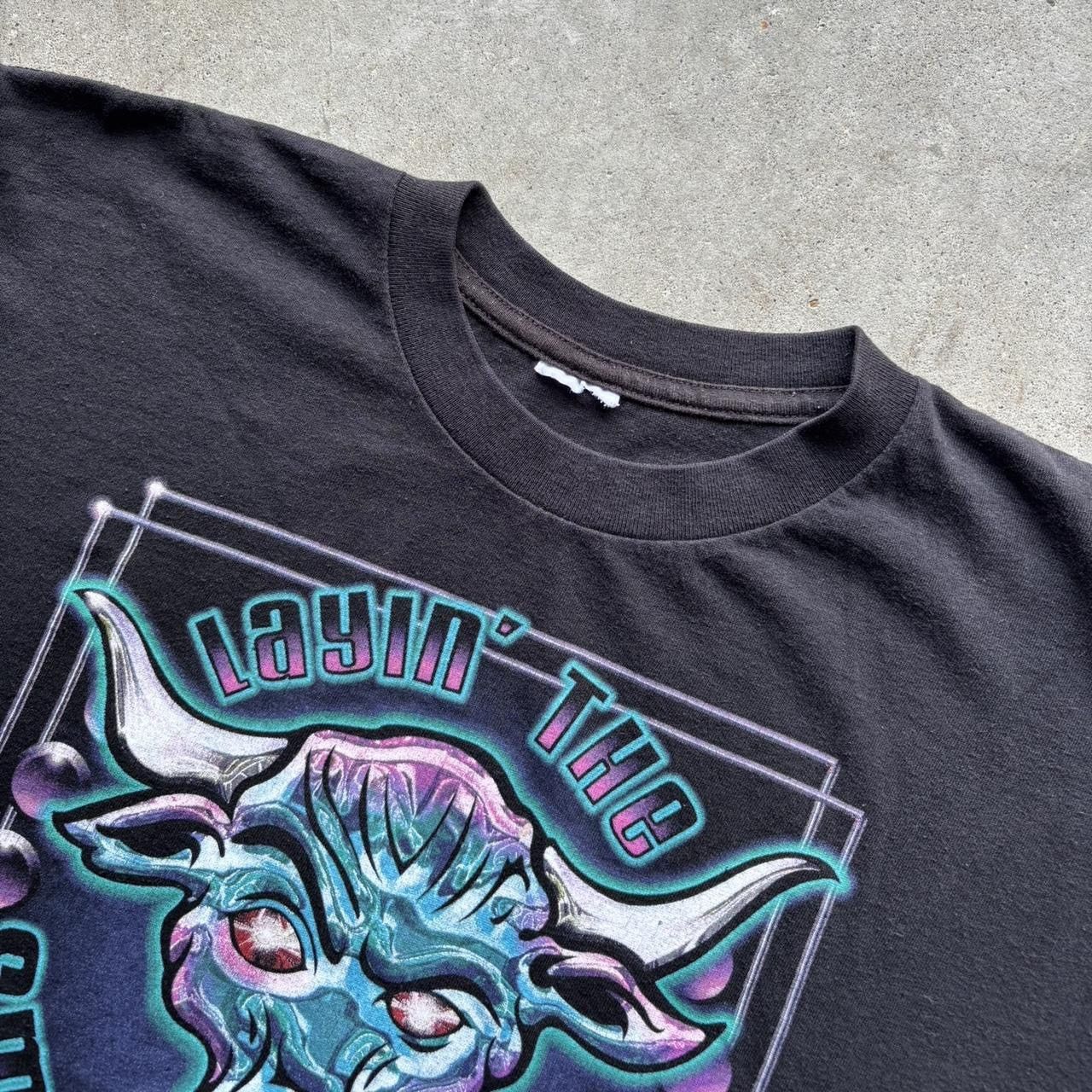 WWE vintage 2001 Y2K WWF THE ROCK LAYIN THE SMACKDOWN t-shirt Size US S / EU 44-46 / 1 - 5 Thumbnail