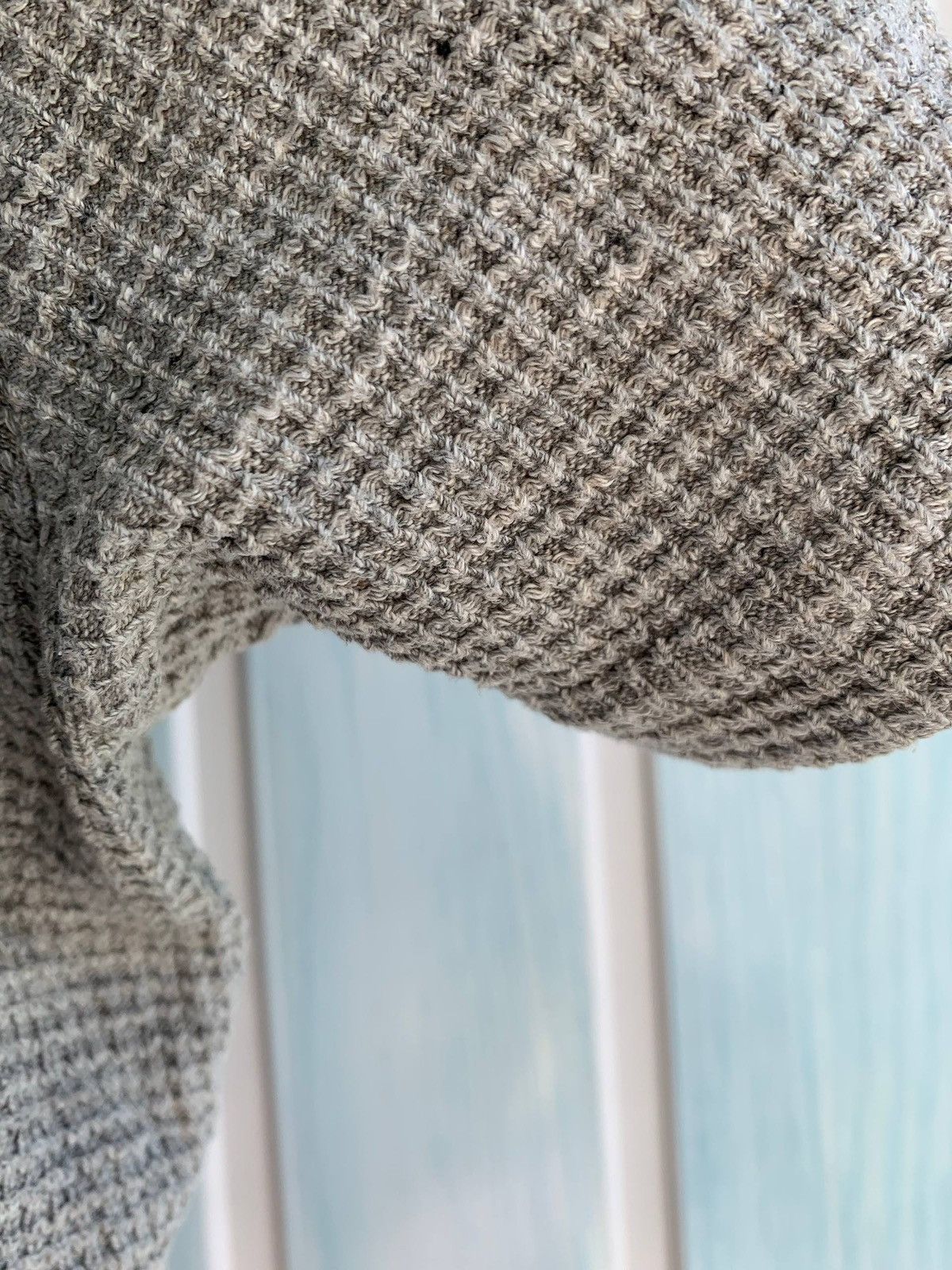 Our Legacy Our Legacy AW 2014 Spun Sumo Women Gray Waffle Knit T-Shirt Size M / US 6-8 / IT 42-44 - 18 Thumbnail